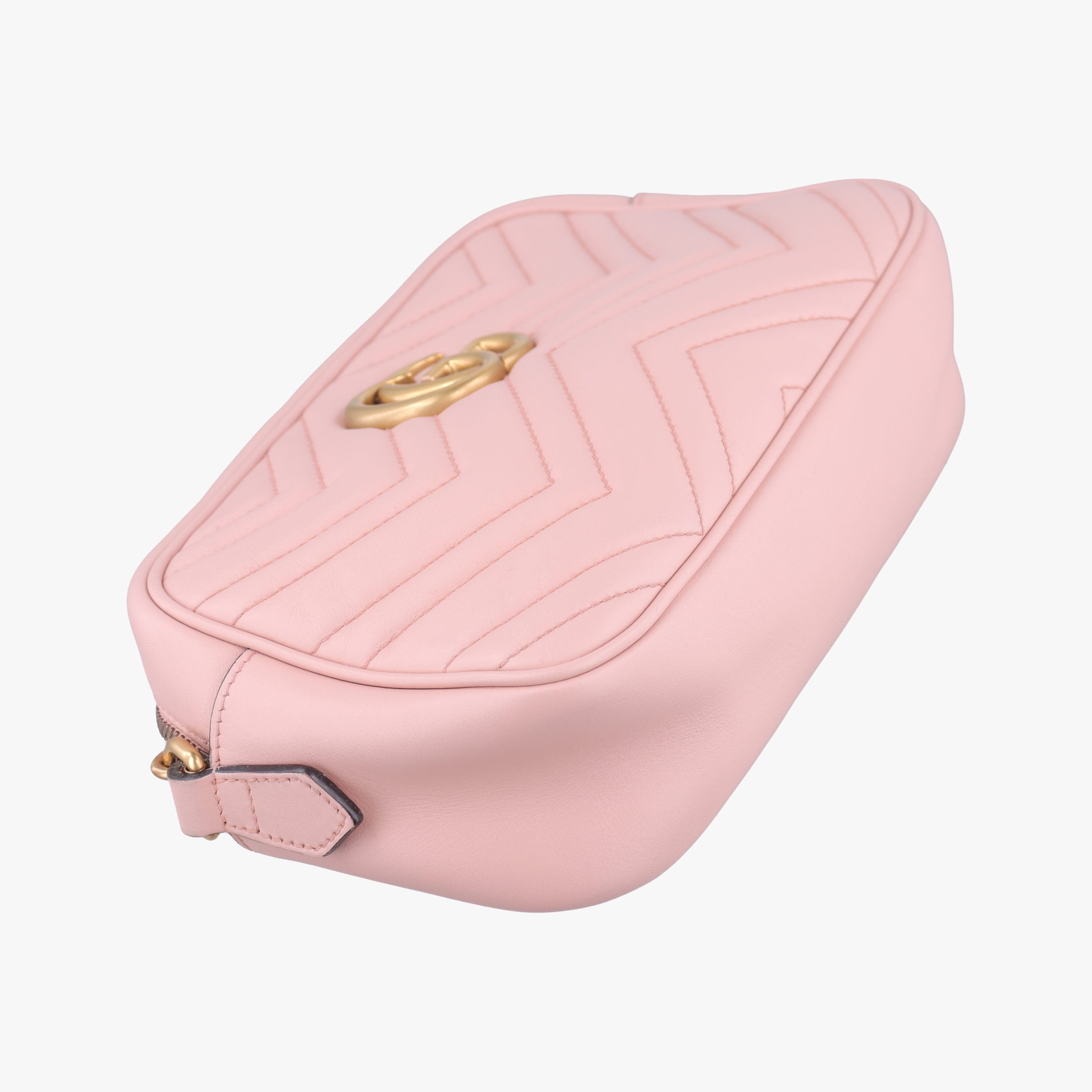 Secondhand Gucci GG Marmont Pink Leather 447632 shoulderbag | stylenewstar
