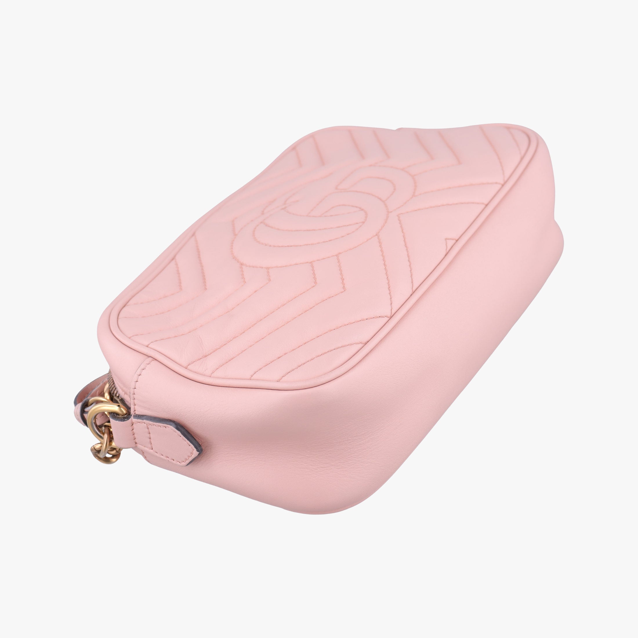 Secondhand Gucci GG Marmont Pink Leather 447632 shoulderbag | stylenewstar
