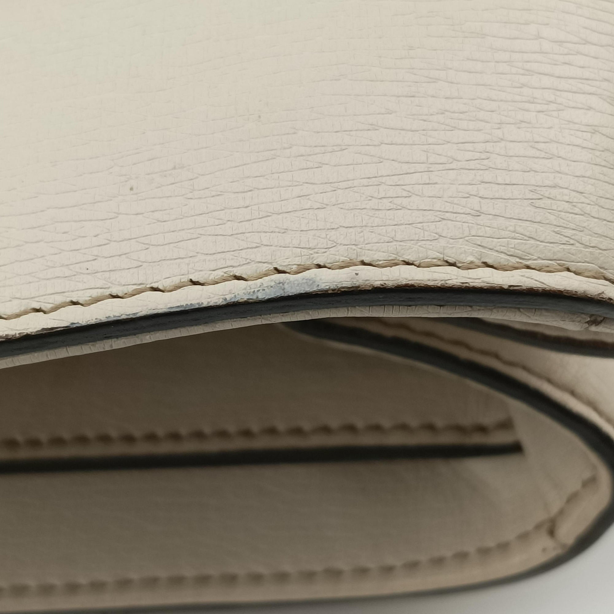Vintage Gucci Bright Bit White Leather 319795 handbag | stylenewstar