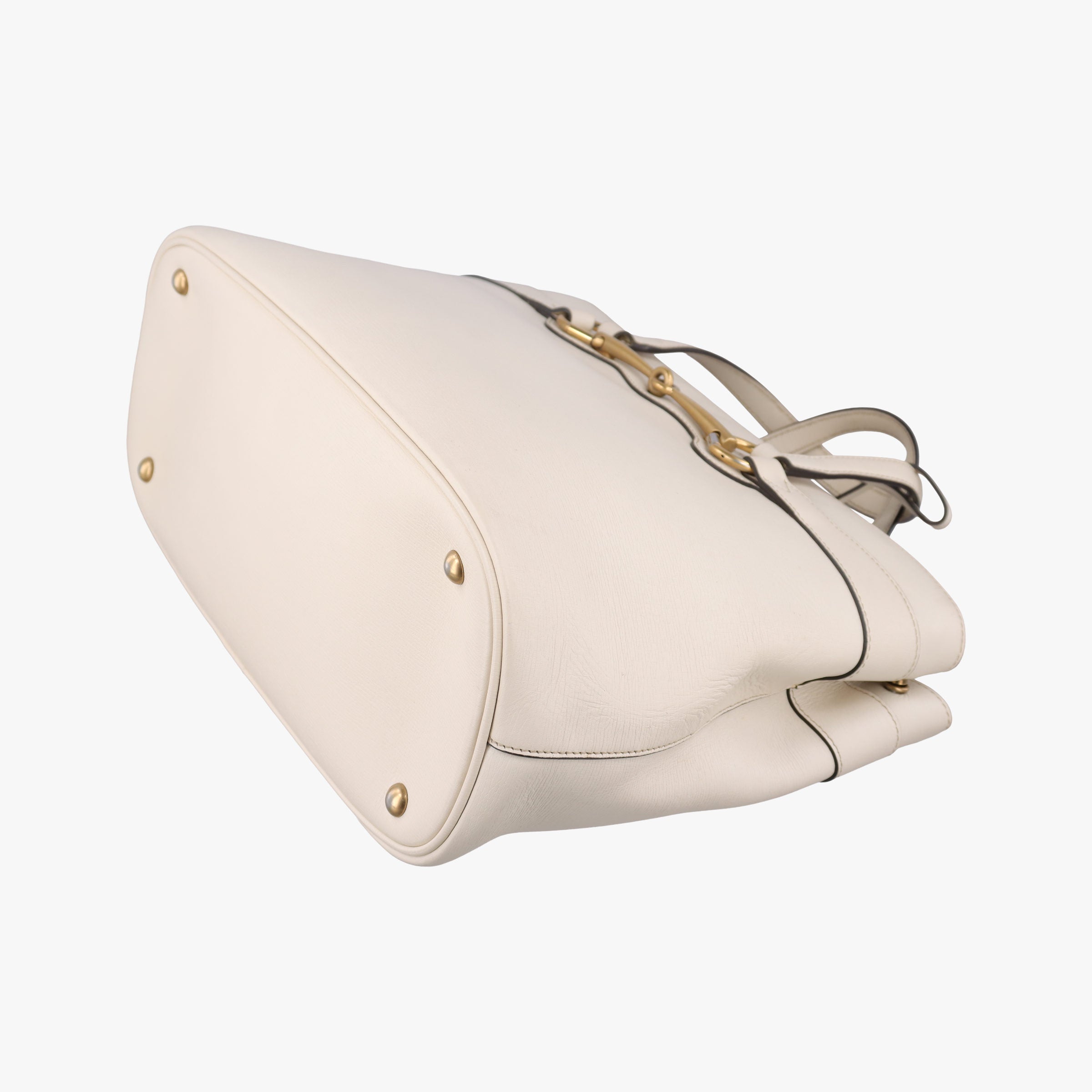 Vintage Gucci Bright Bit White Leather 319795 handbag | stylenewstar