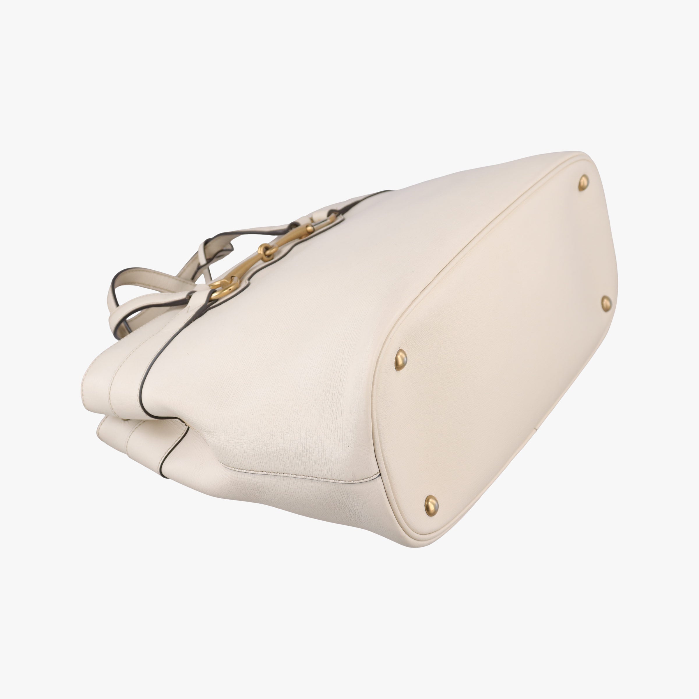 Vintage Gucci Bright Bit White Leather 319795 handbag | stylenewstar