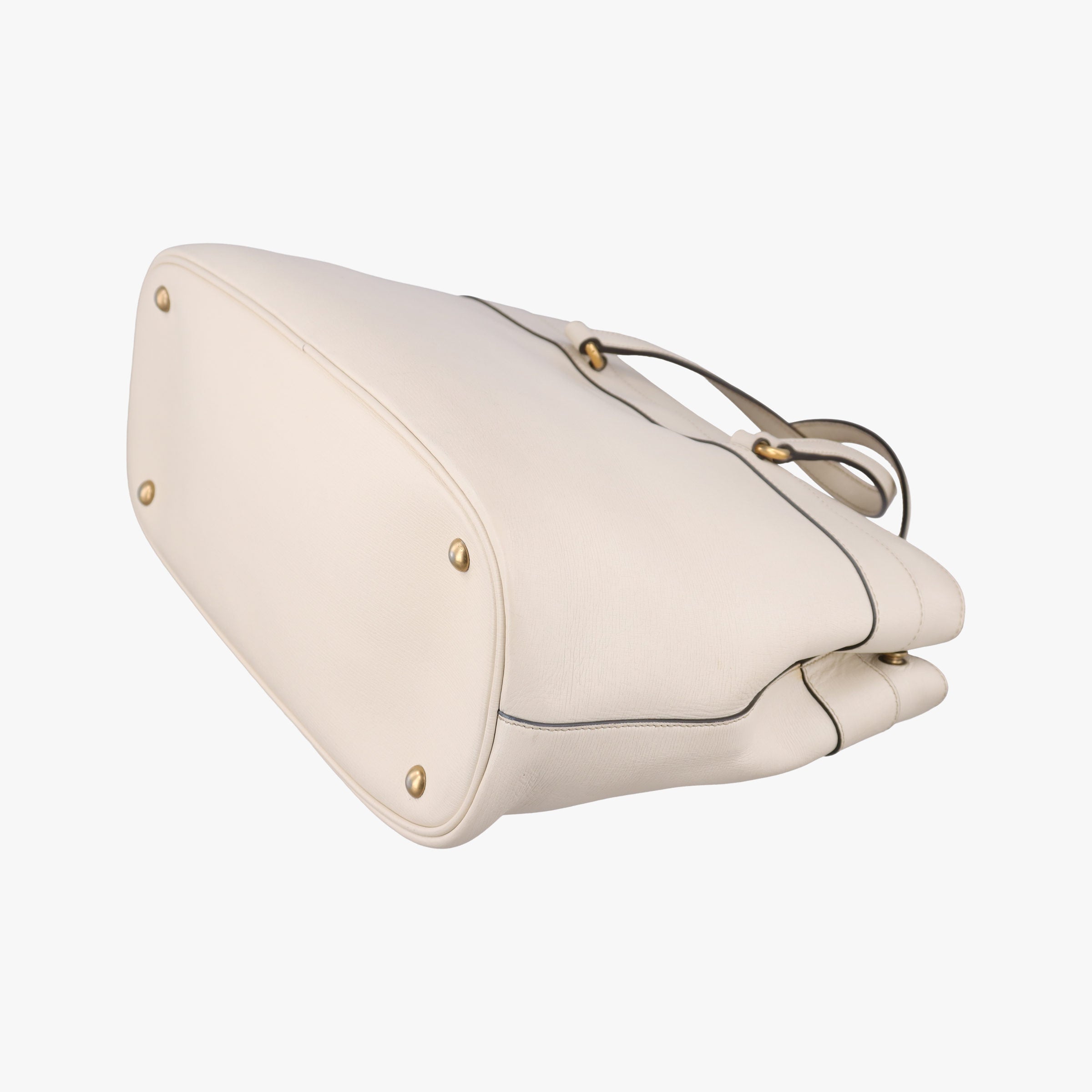 Vintage Gucci Bright Bit White Leather 319795 handbag | stylenewstar