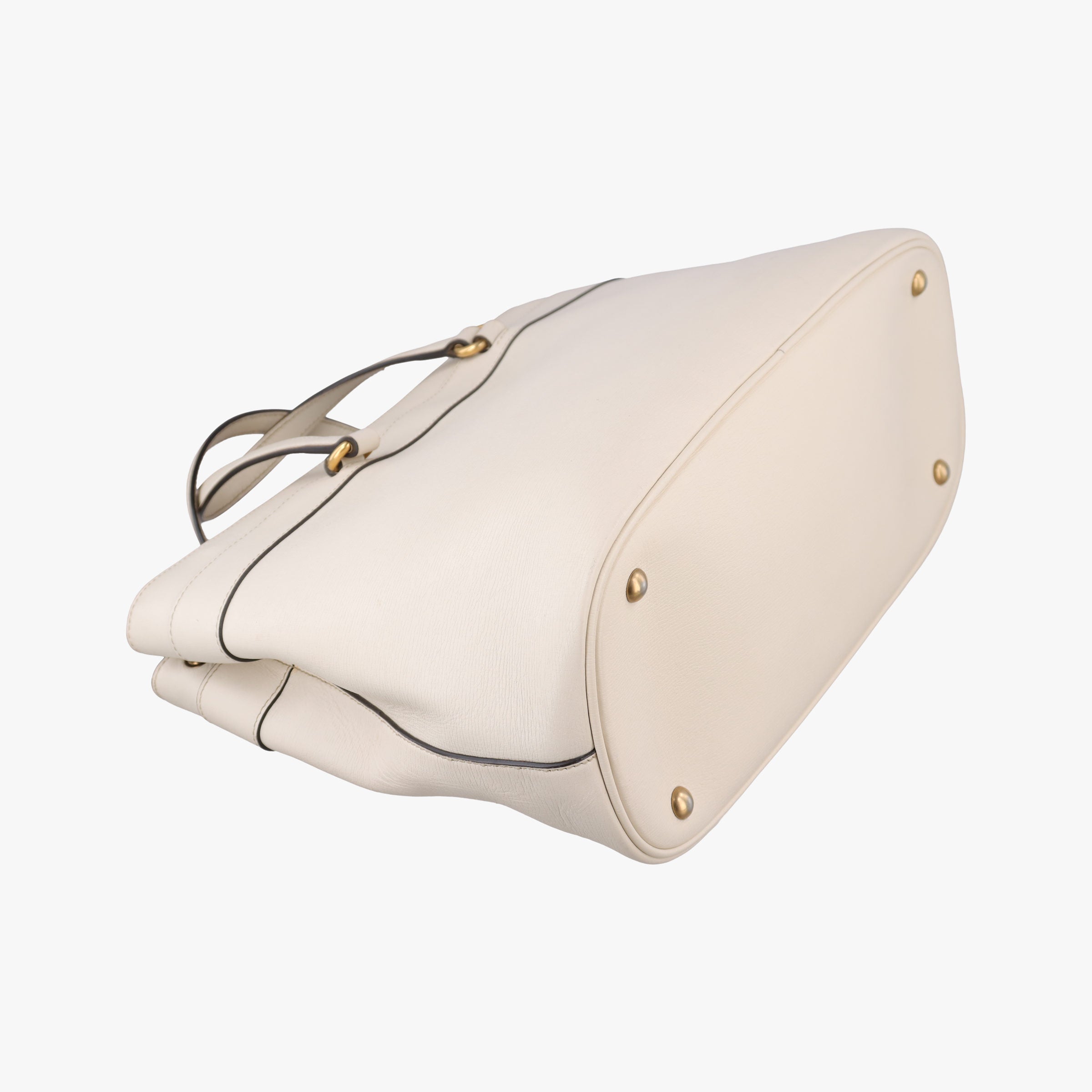 Vintage Gucci Bright Bit White Leather 319795 handbag | stylenewstar