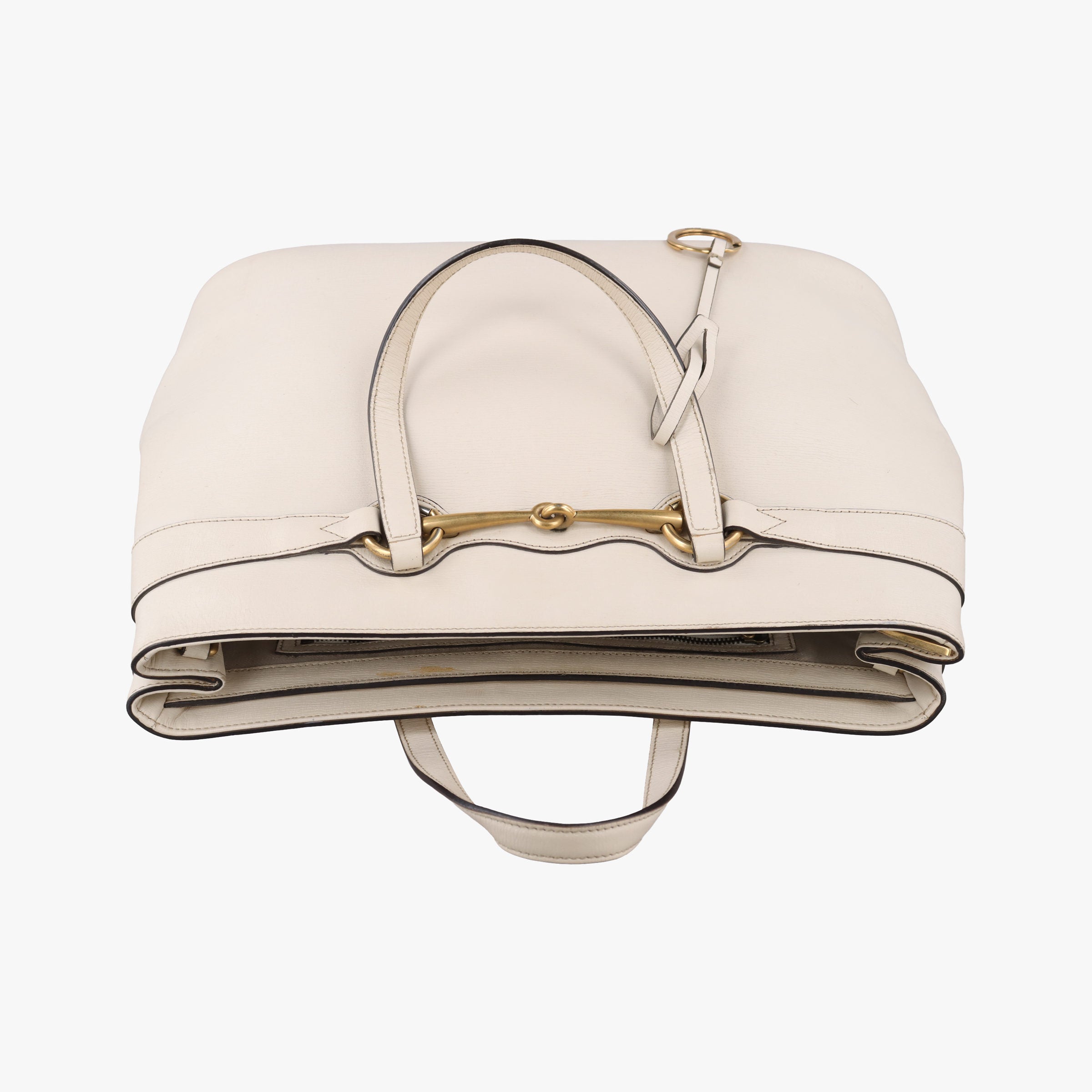 Vintage Gucci Bright Bit White Leather 319795 handbag | stylenewstar