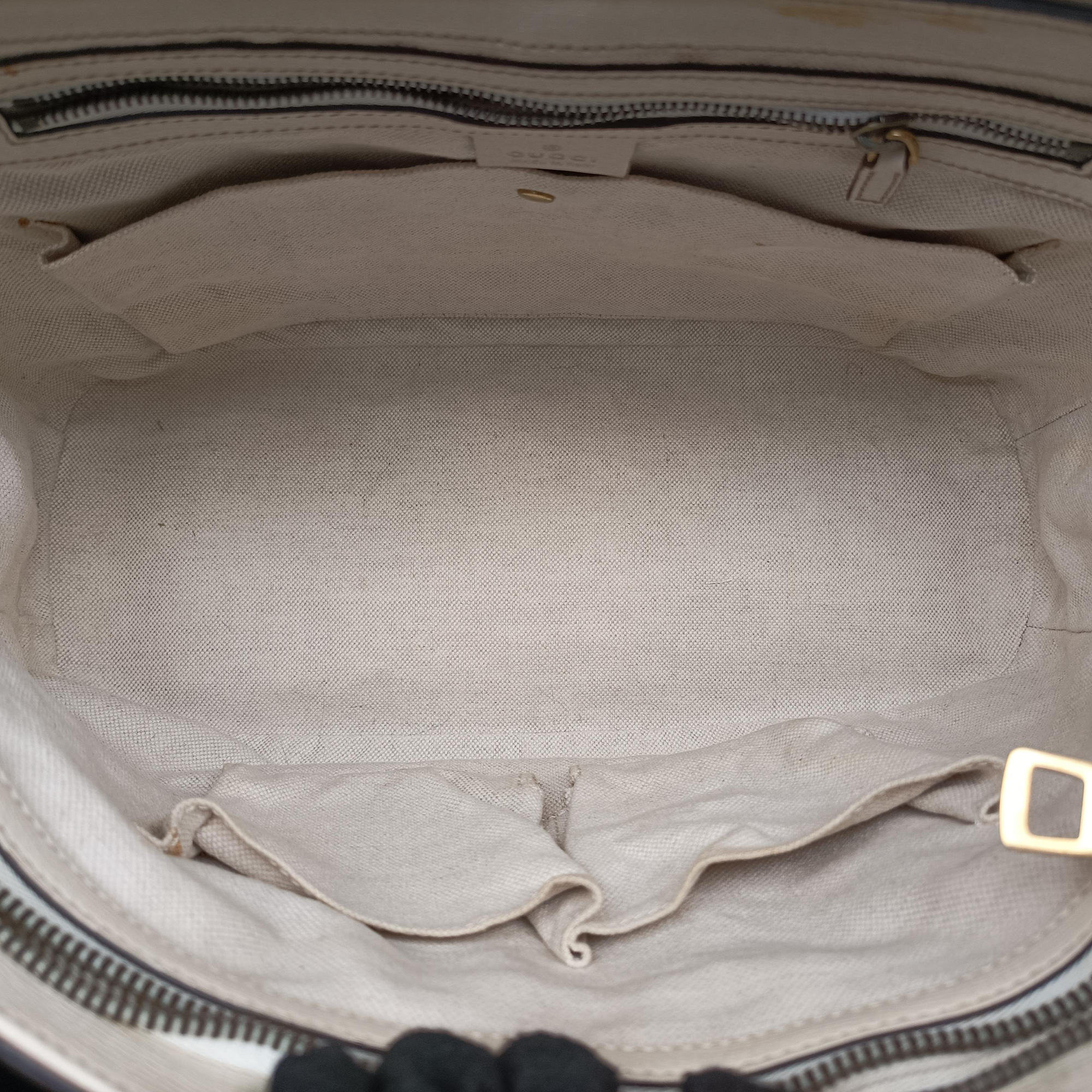 Vintage Gucci Bright Bit White Leather 319795 handbag | stylenewstar