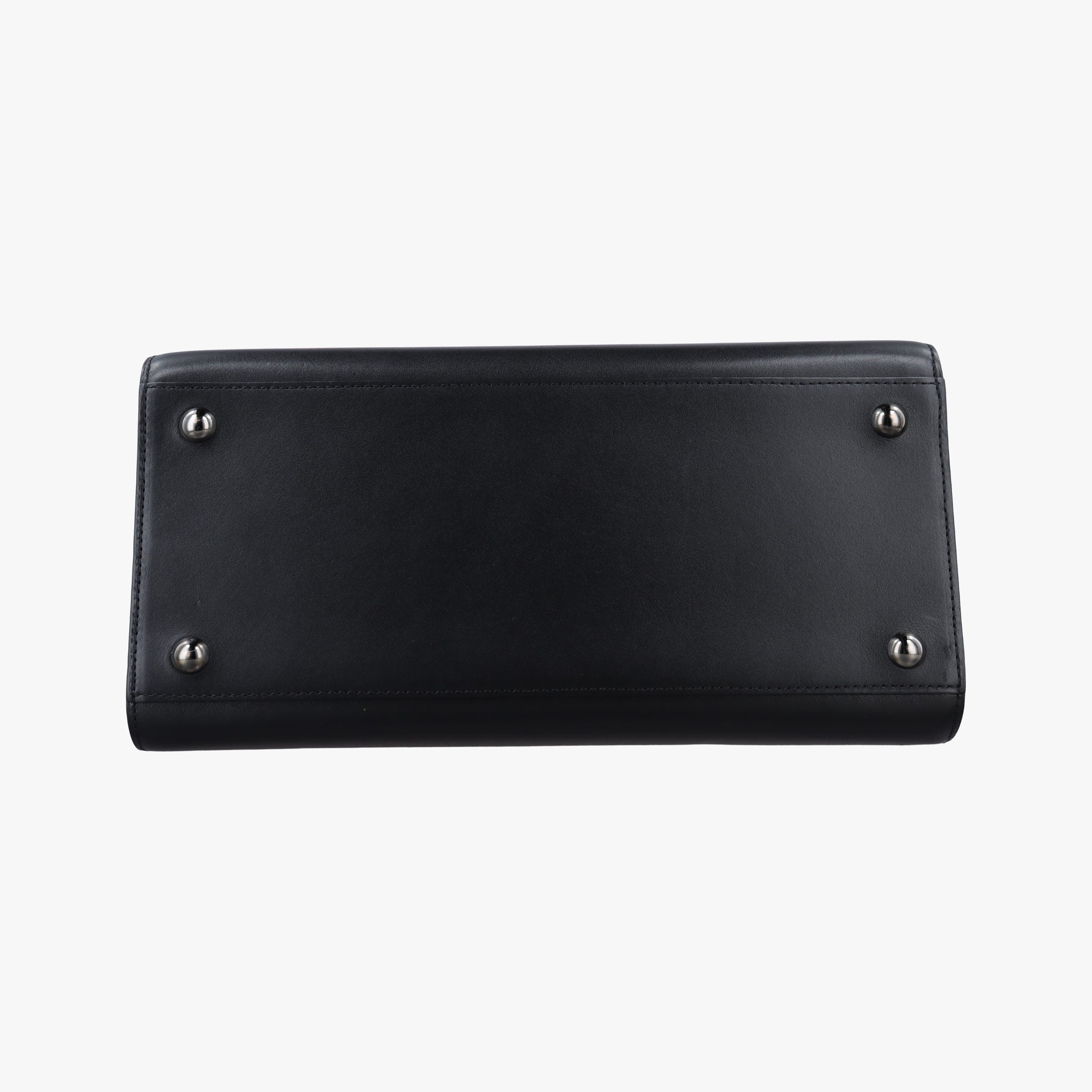 Pre-owned Delvaux Brillant Black × ivory Leather × patent leather  shoulderbag | stylenewstar