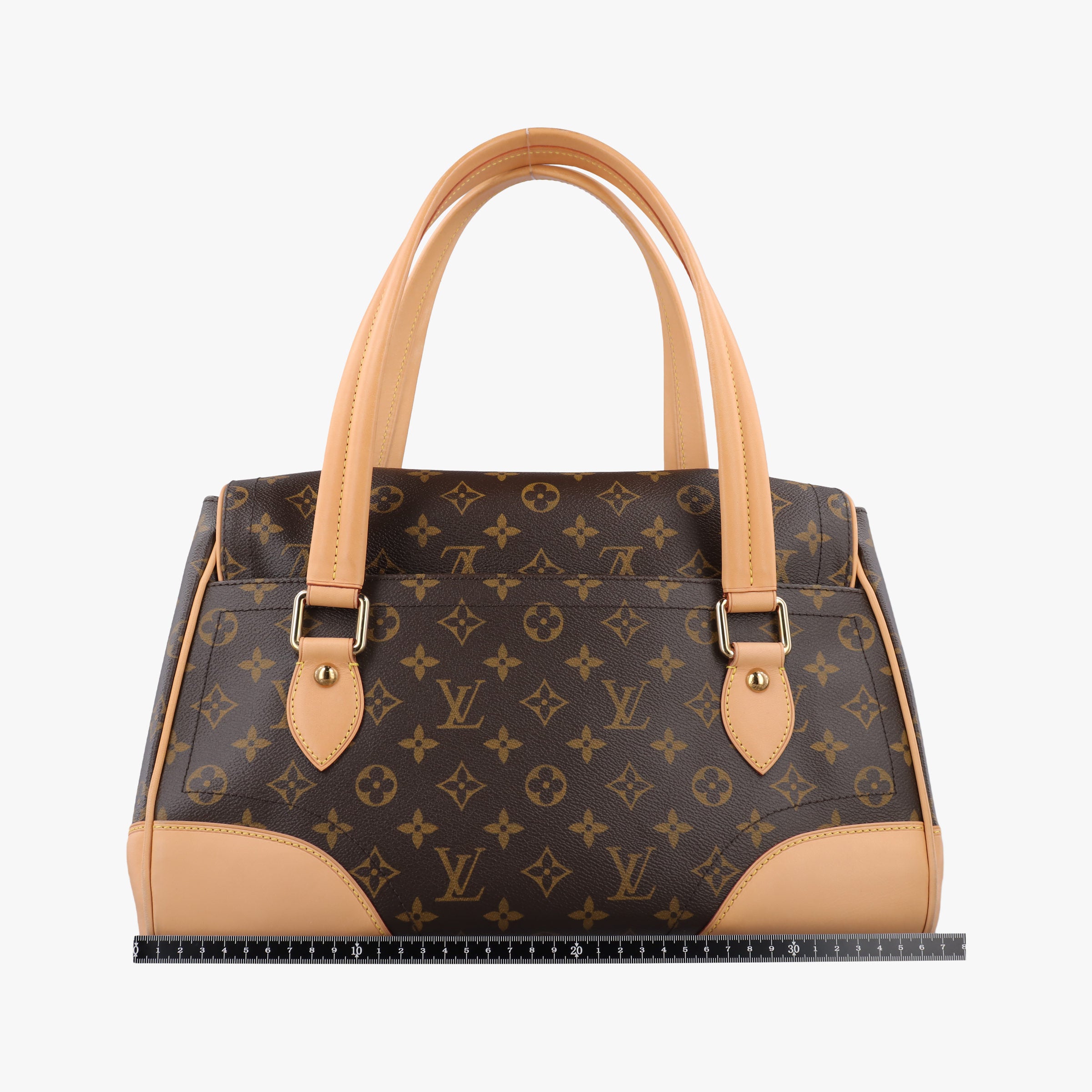 Pre-owned Louis Vuitton Beverly GM brown Monogram Canvas M40120 handbag | stylenewstar