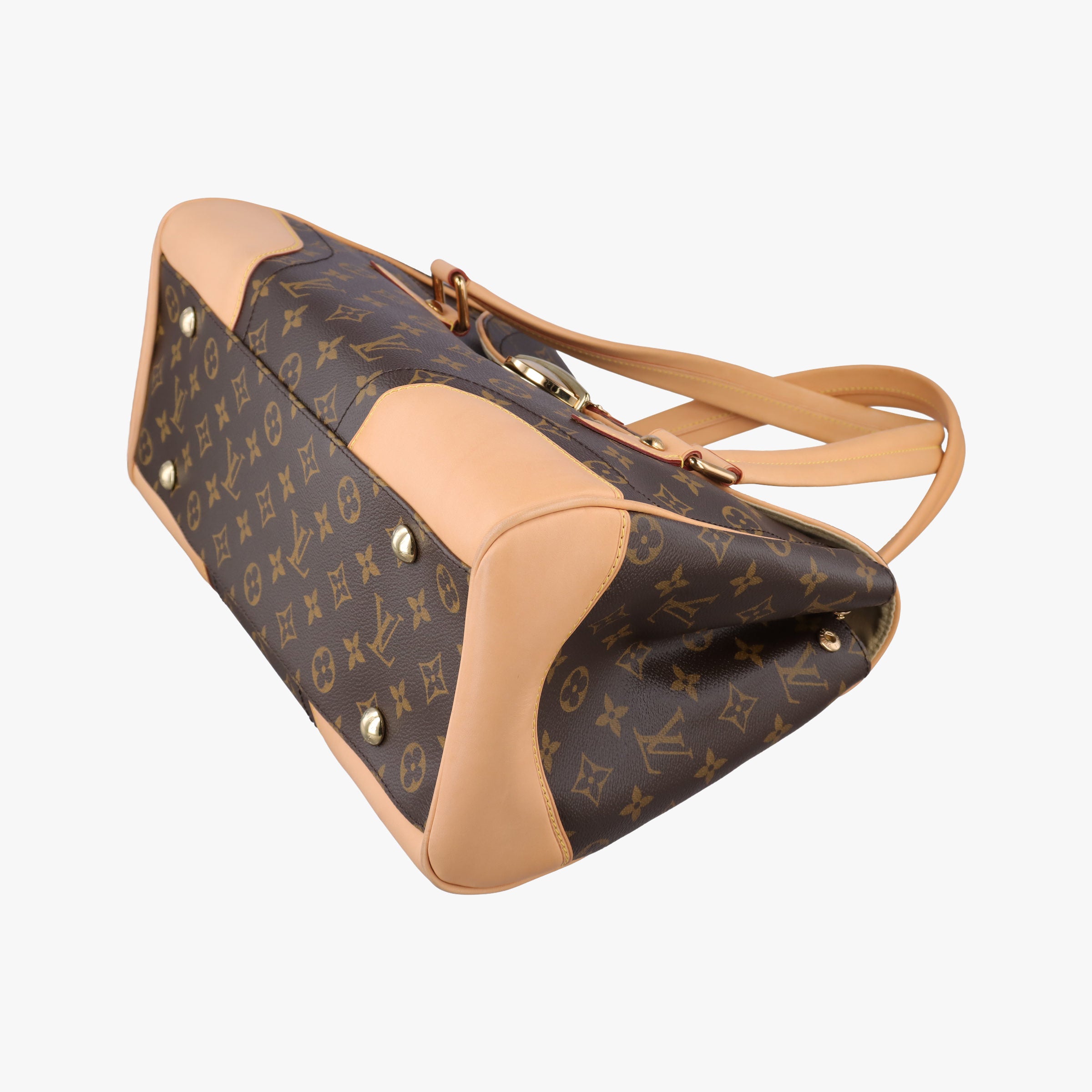 Pre-owned Louis Vuitton Beverly GM brown Monogram Canvas M40120 handbag | stylenewstar
