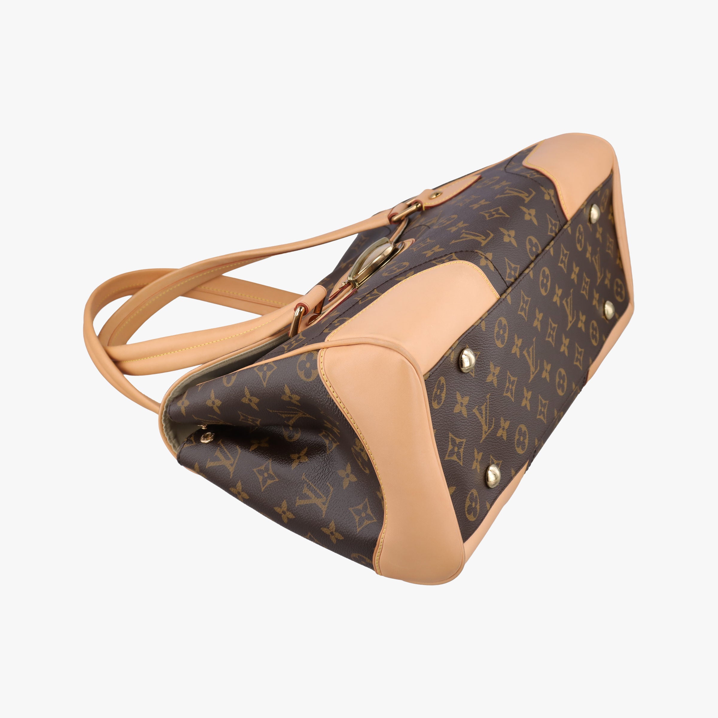 Pre-owned Louis Vuitton Beverly GM brown Monogram Canvas M40120 handbag | stylenewstar