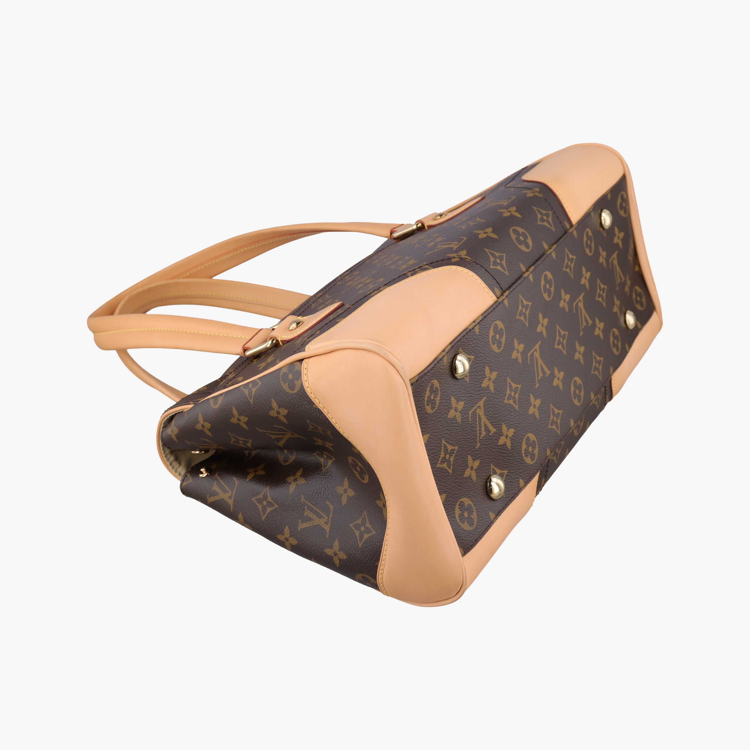 Pre-owned Louis Vuitton Beverly GM brown Monogram Canvas M40120 handbag | stylenewstar