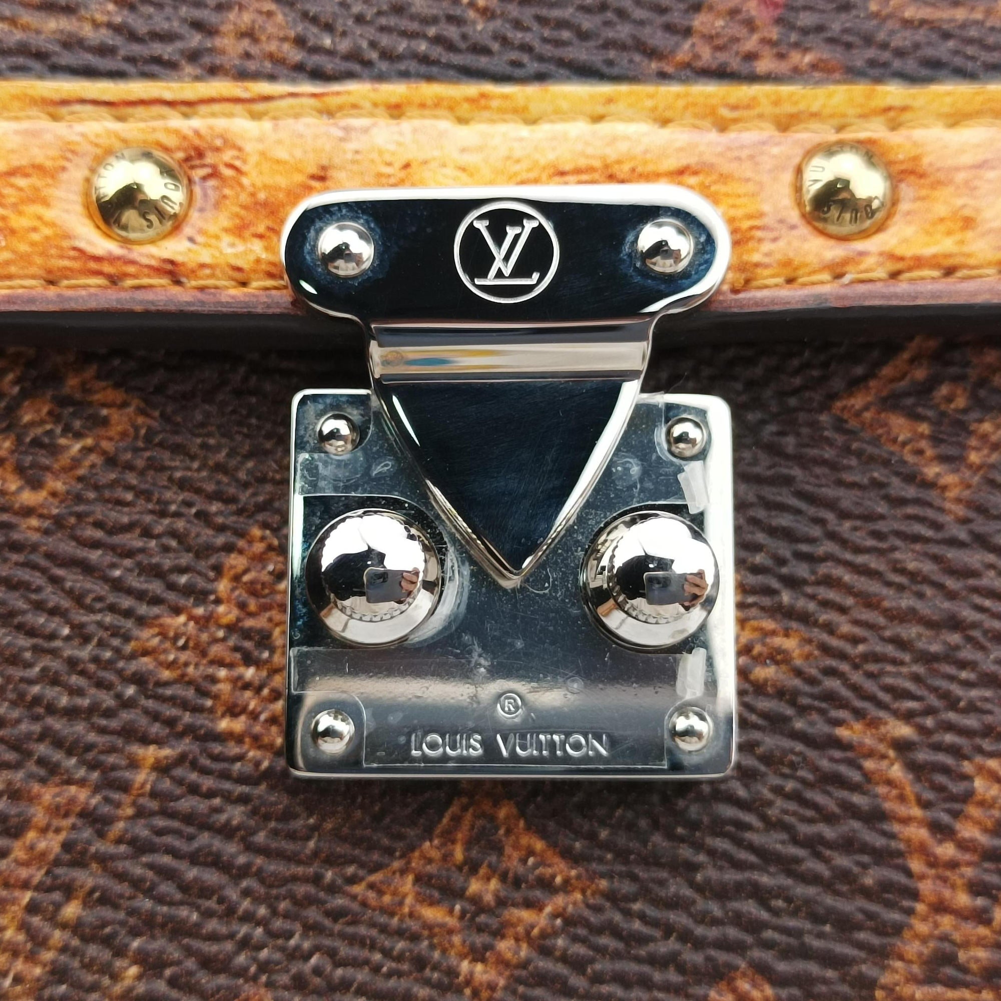 Vintage Louis Vuitton Essential Trunk brown×multi Monogram Canvas áVernis M63779 others | stylenewstar