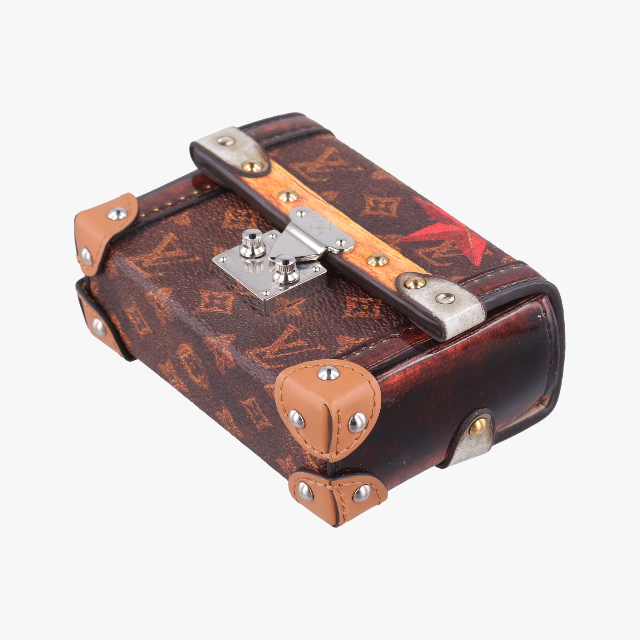 Vintage Louis Vuitton Essential Trunk brown×multi Monogram Canvas áVernis M63779 others | stylenewstar
