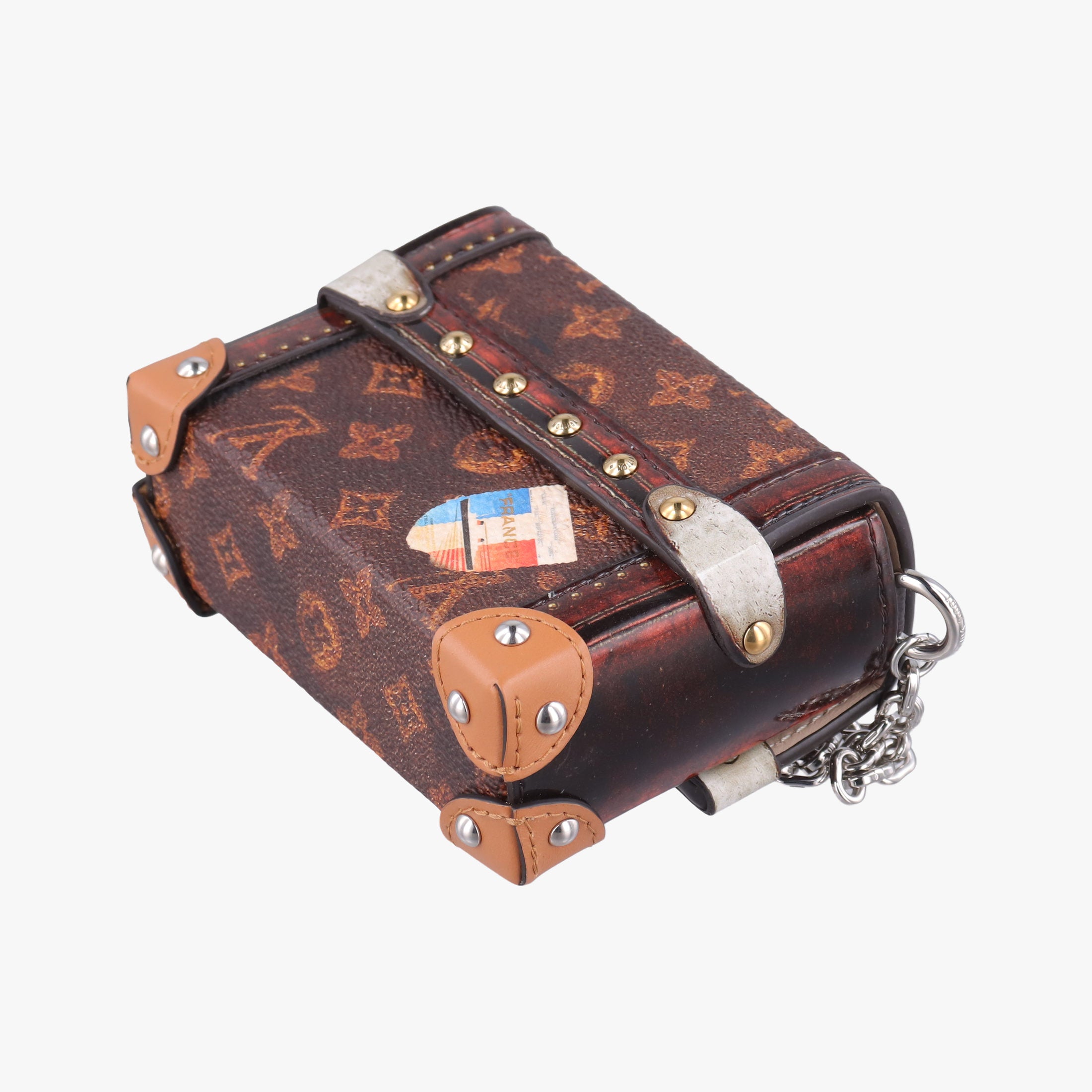 Vintage Louis Vuitton Essential Trunk brown×multi Monogram Canvas áVernis M63779 others | stylenewstar