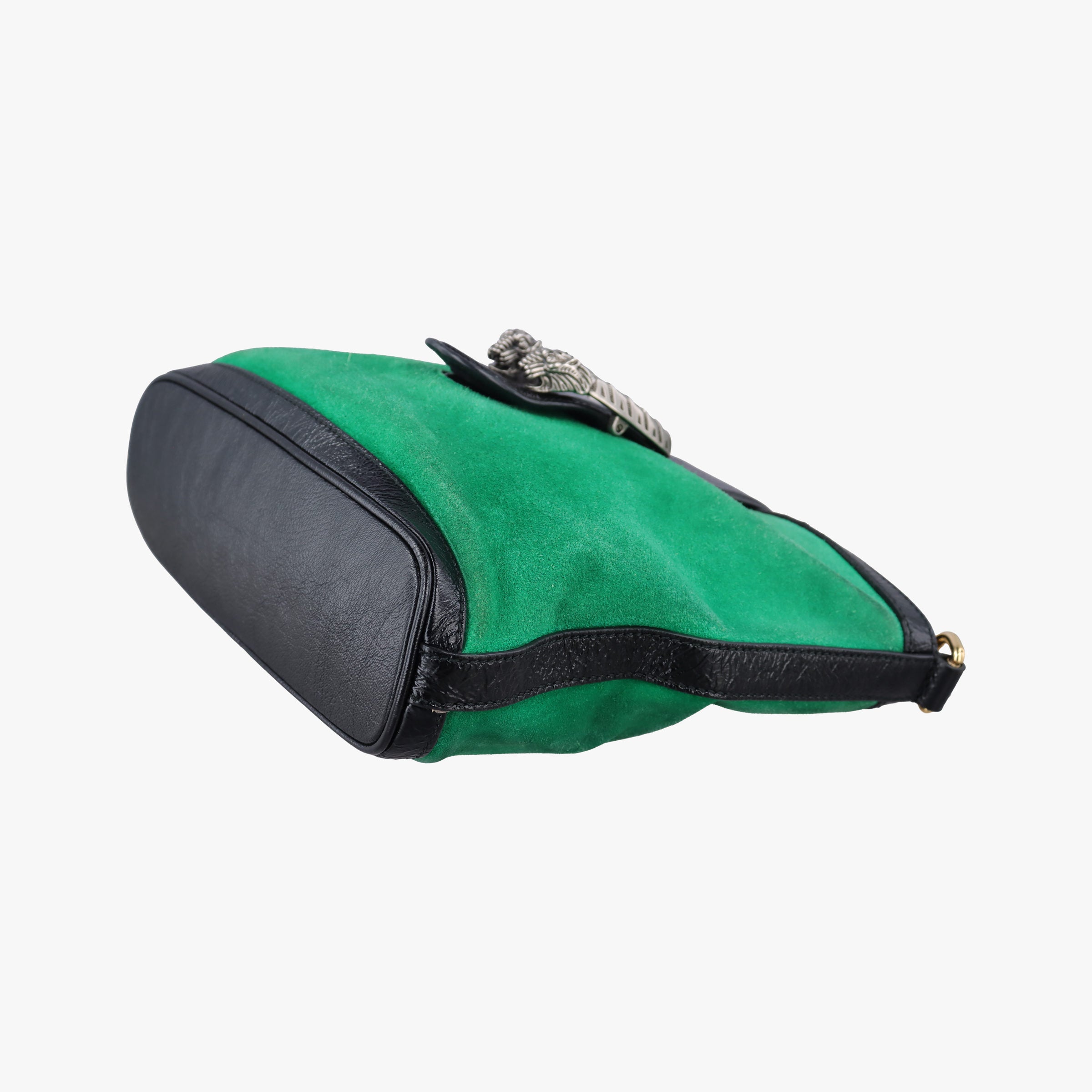 Secondhand Gucci Dionysus Green suede×leather 499622 shoulderbag | stylenewstar