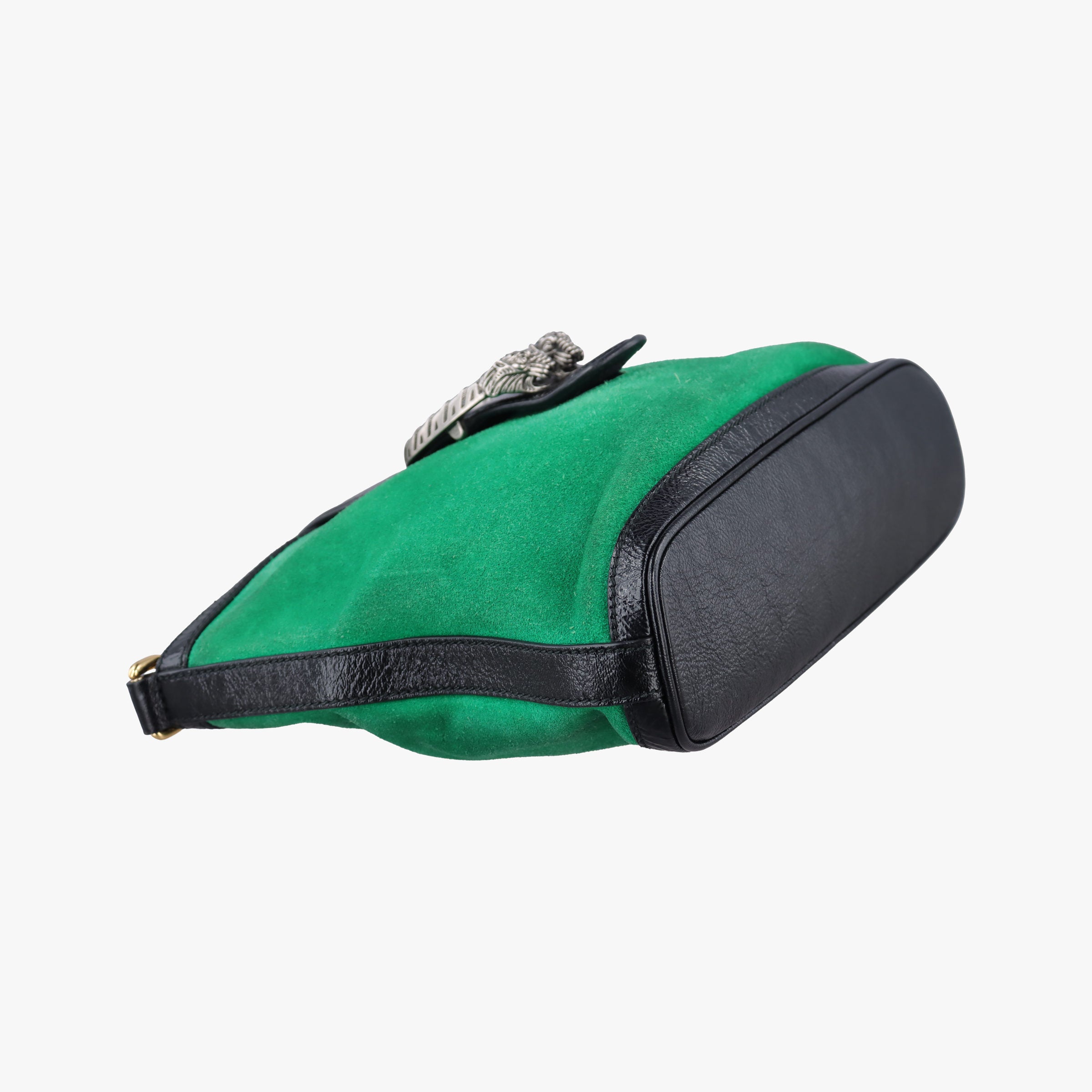 Secondhand Gucci Dionysus Green suede×leather 499622 shoulderbag | stylenewstar