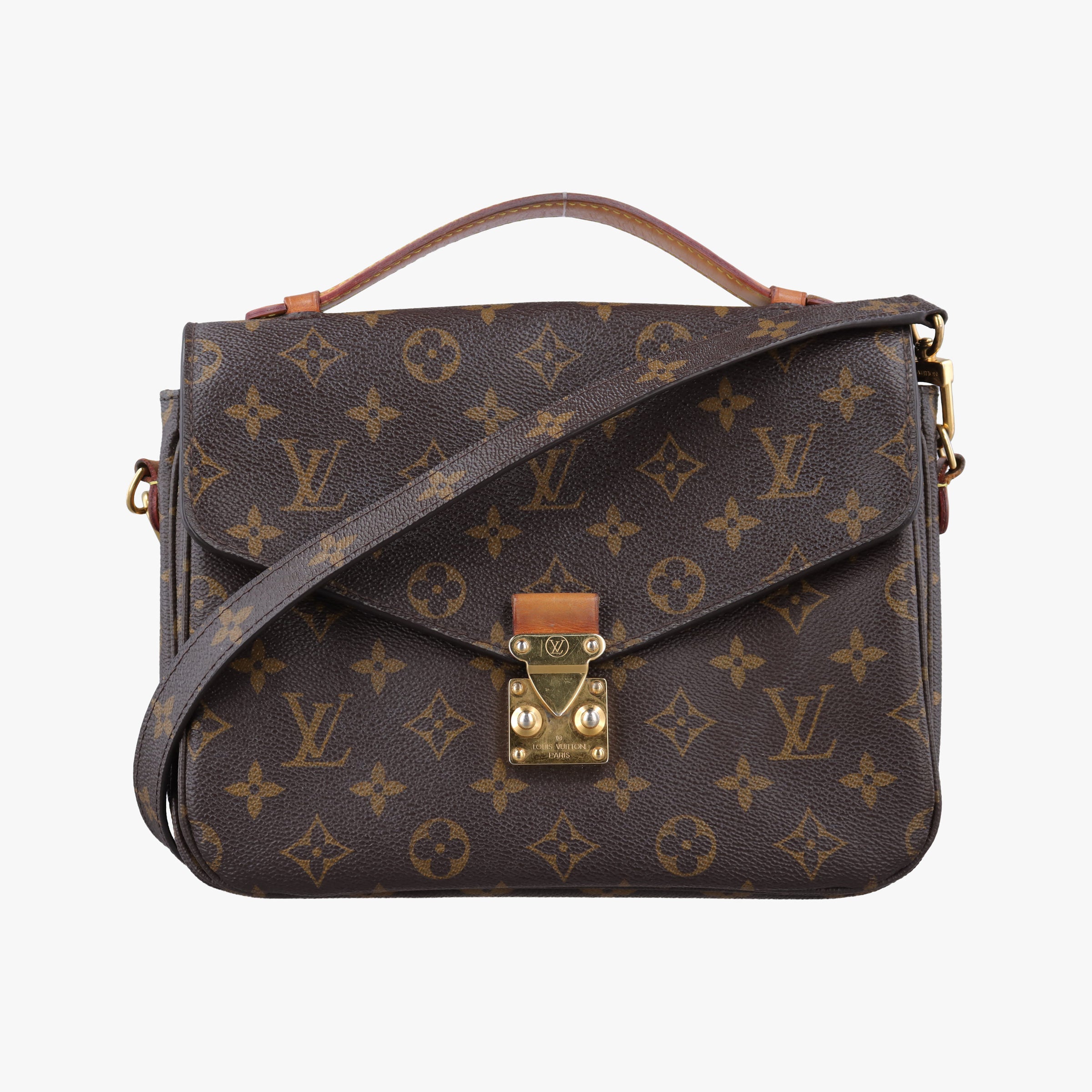 Secondhand Louis Vuitton Pochette Metis MM Brown Monogram Canvas M44875 shoulderbag | stylenewstar