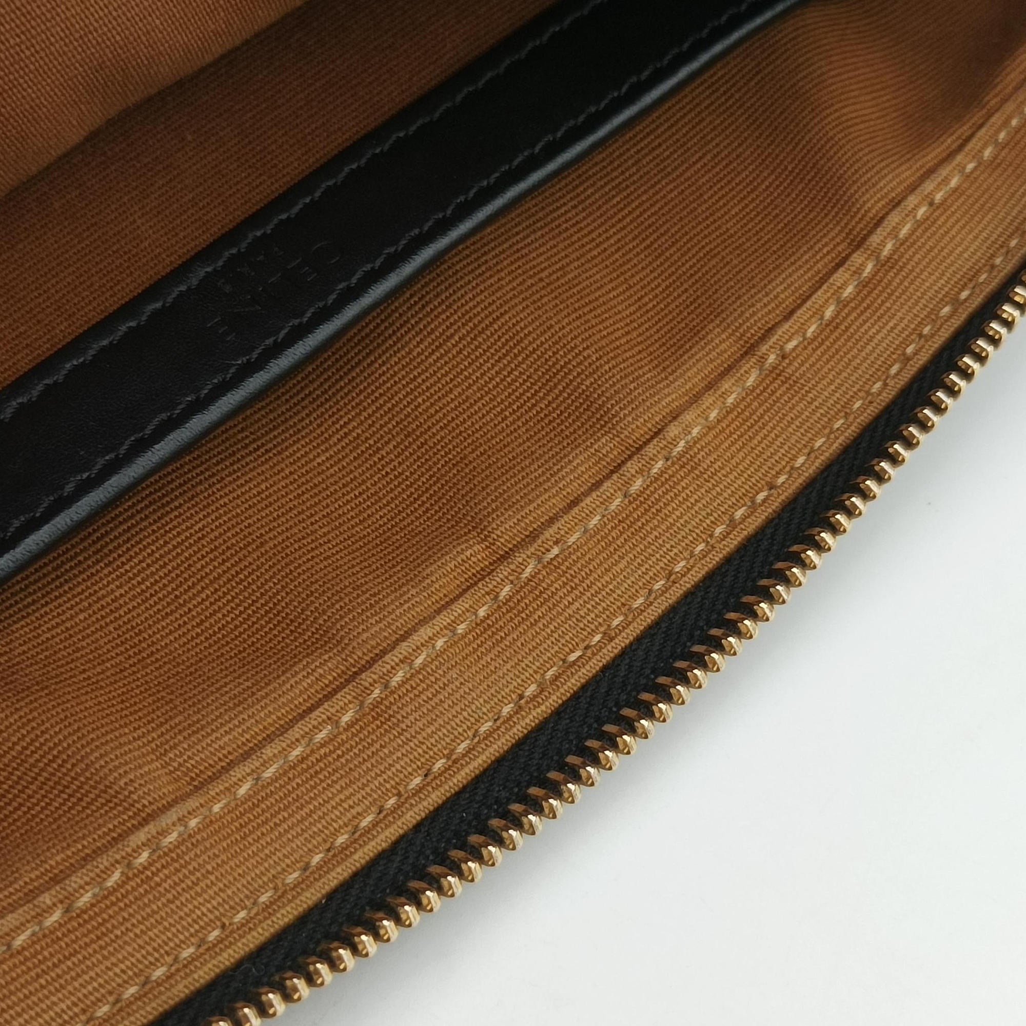 Secondhand Celine Medium Triomphe Messenger Brown PVC coated canvas  shoulderbag | stylenewstar