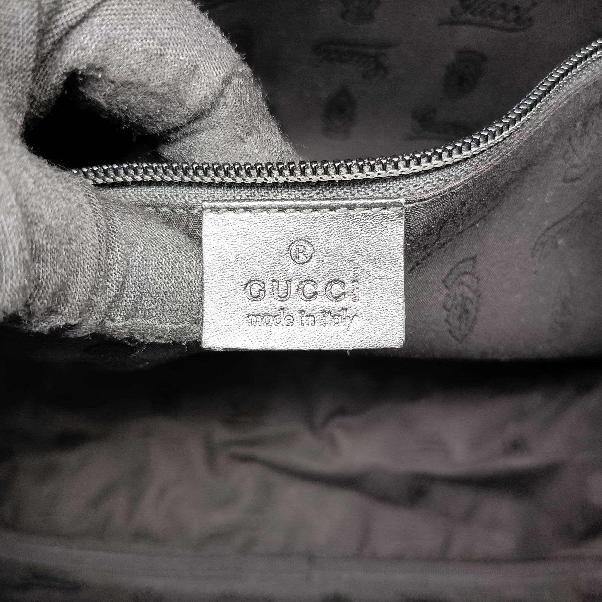 Pre-owned Gucci GG Imprime Messenger Black PVC coated canvas 211107 shoulderbag | stylenewstar