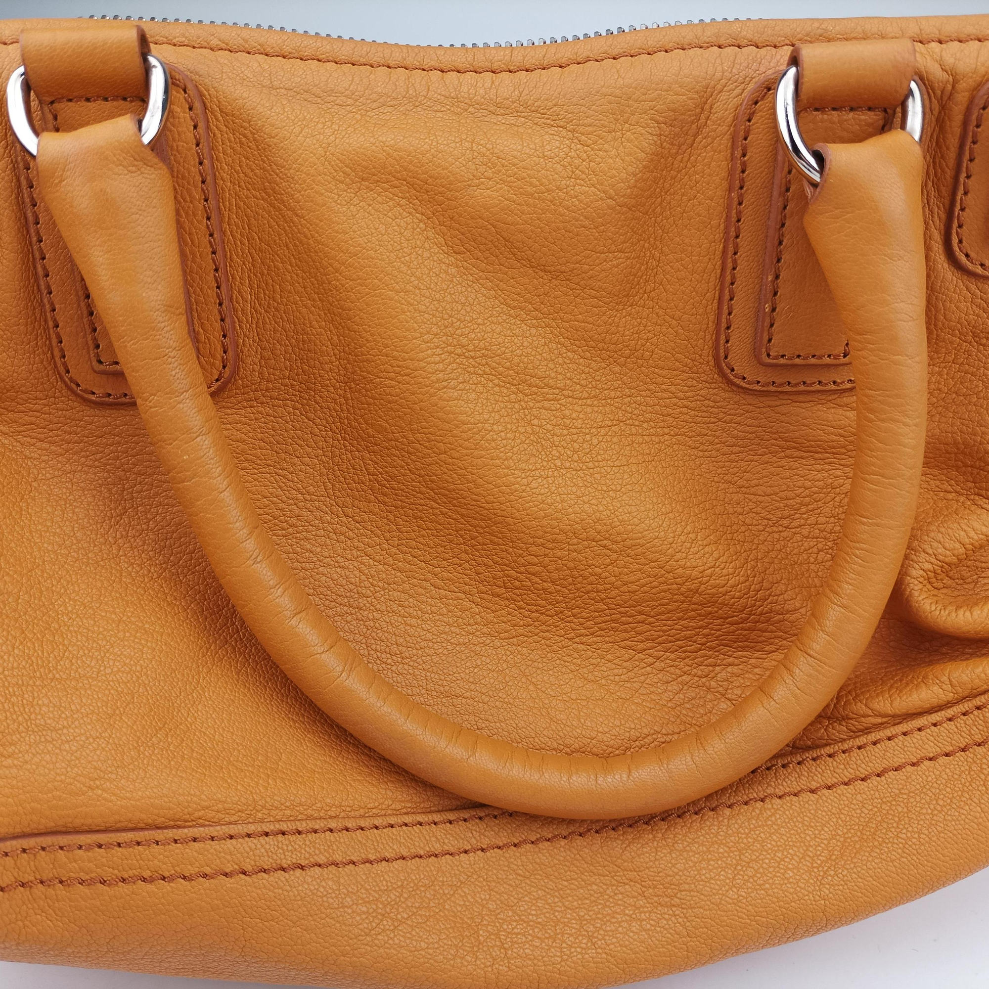 Pre-owned Givenchy Pandora Yellow leather  shoulderbag | stylenewstar