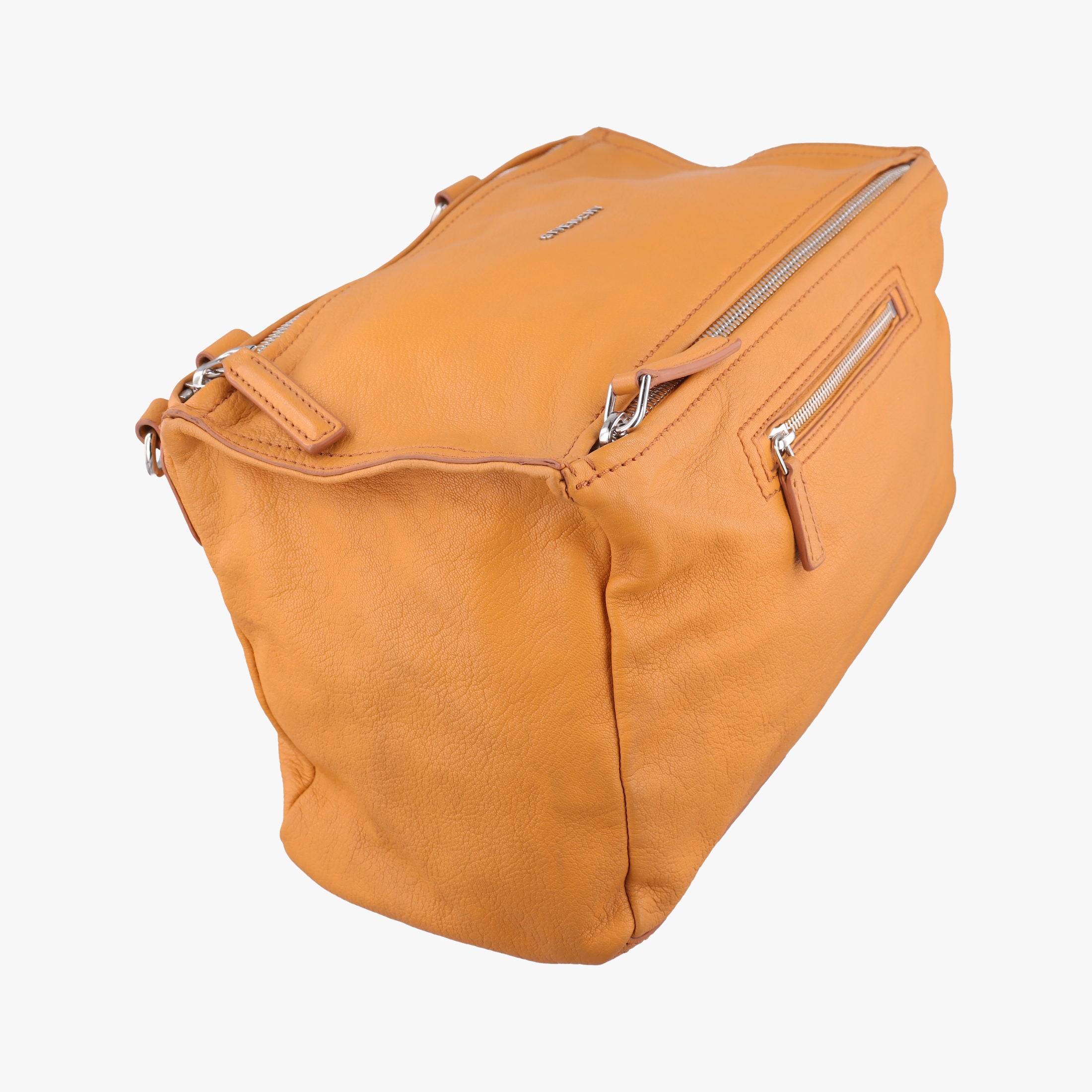 Pre-owned Givenchy Pandora Yellow leather  shoulderbag | stylenewstar