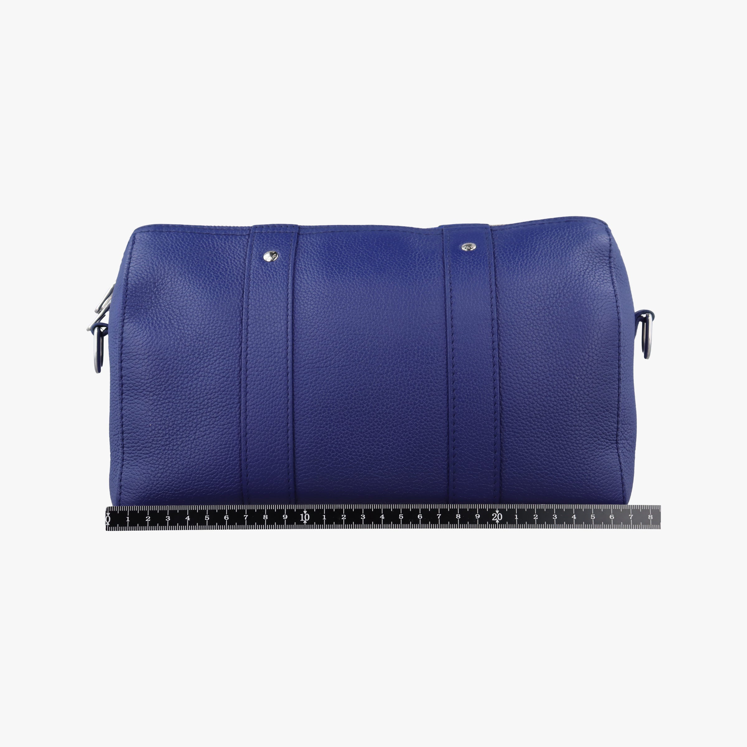 Pre-owned Louis Vuitton Everyday LV  Blue×white leather M58747 shoulderbag | stylenewstar