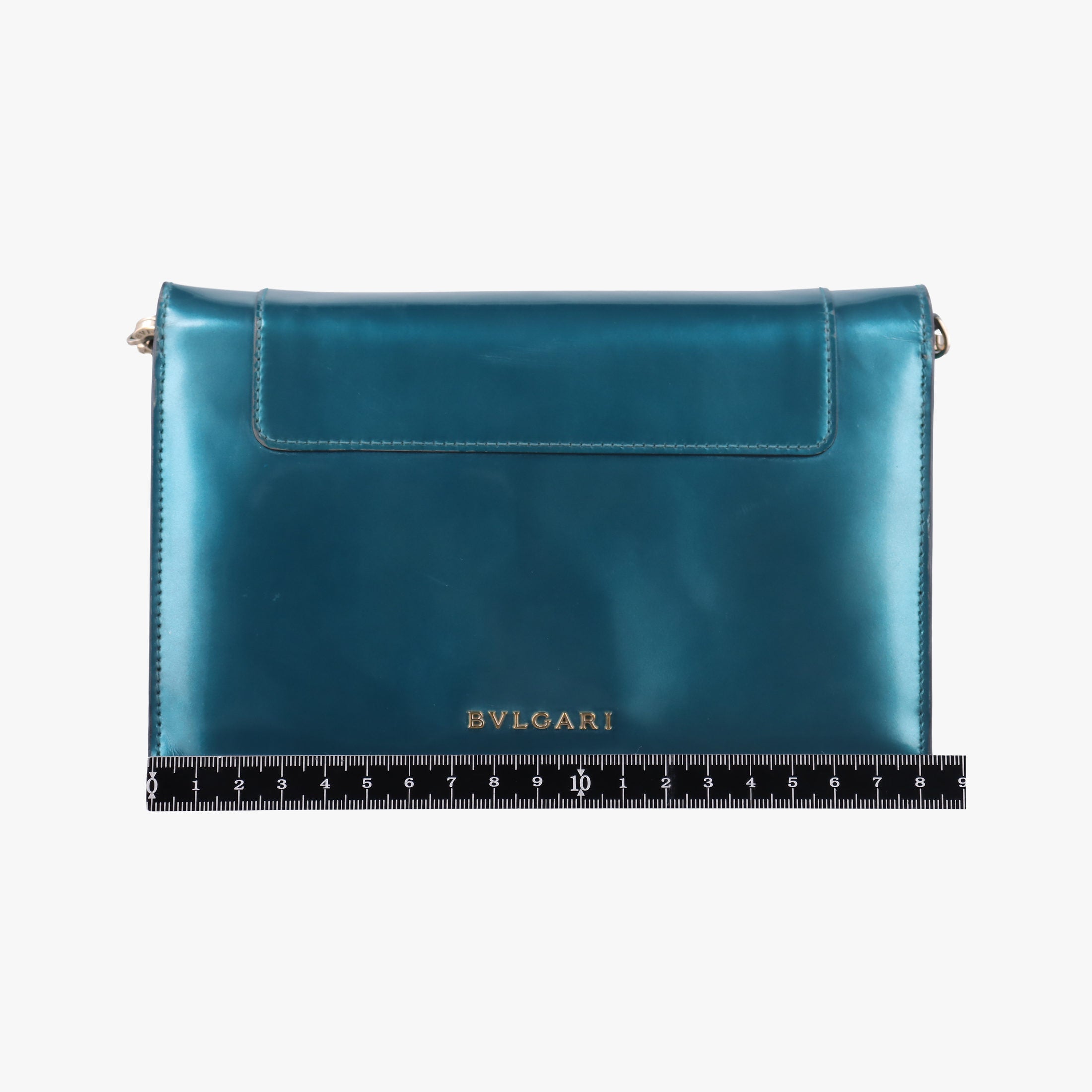 Vintage Bvlgari SERPENTI FOREVER Blue Patent  shoulderbag | stylenewstar