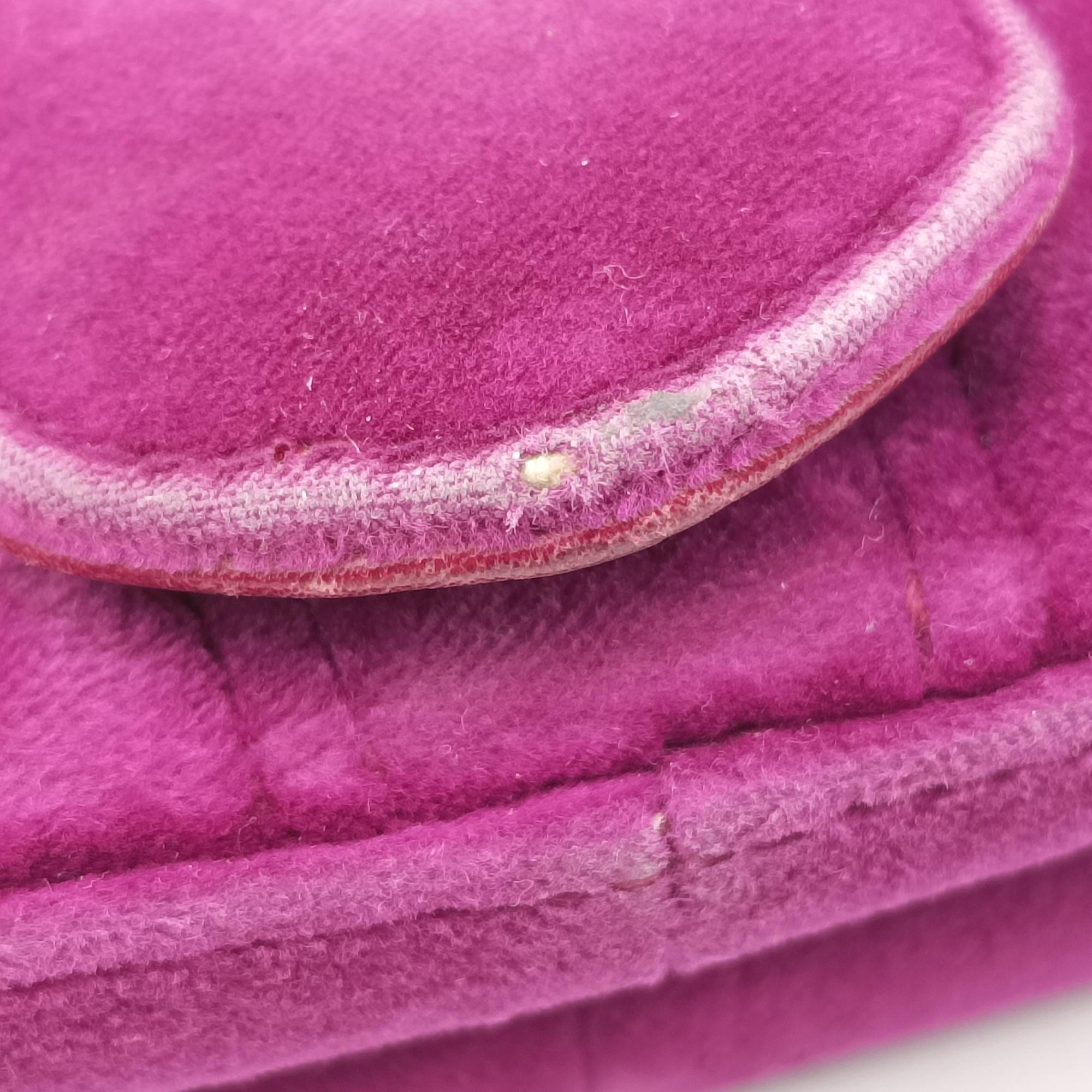 Secondhand Gucci GG Marmont Purple velour 443497 shoulderbag | stylenewstar