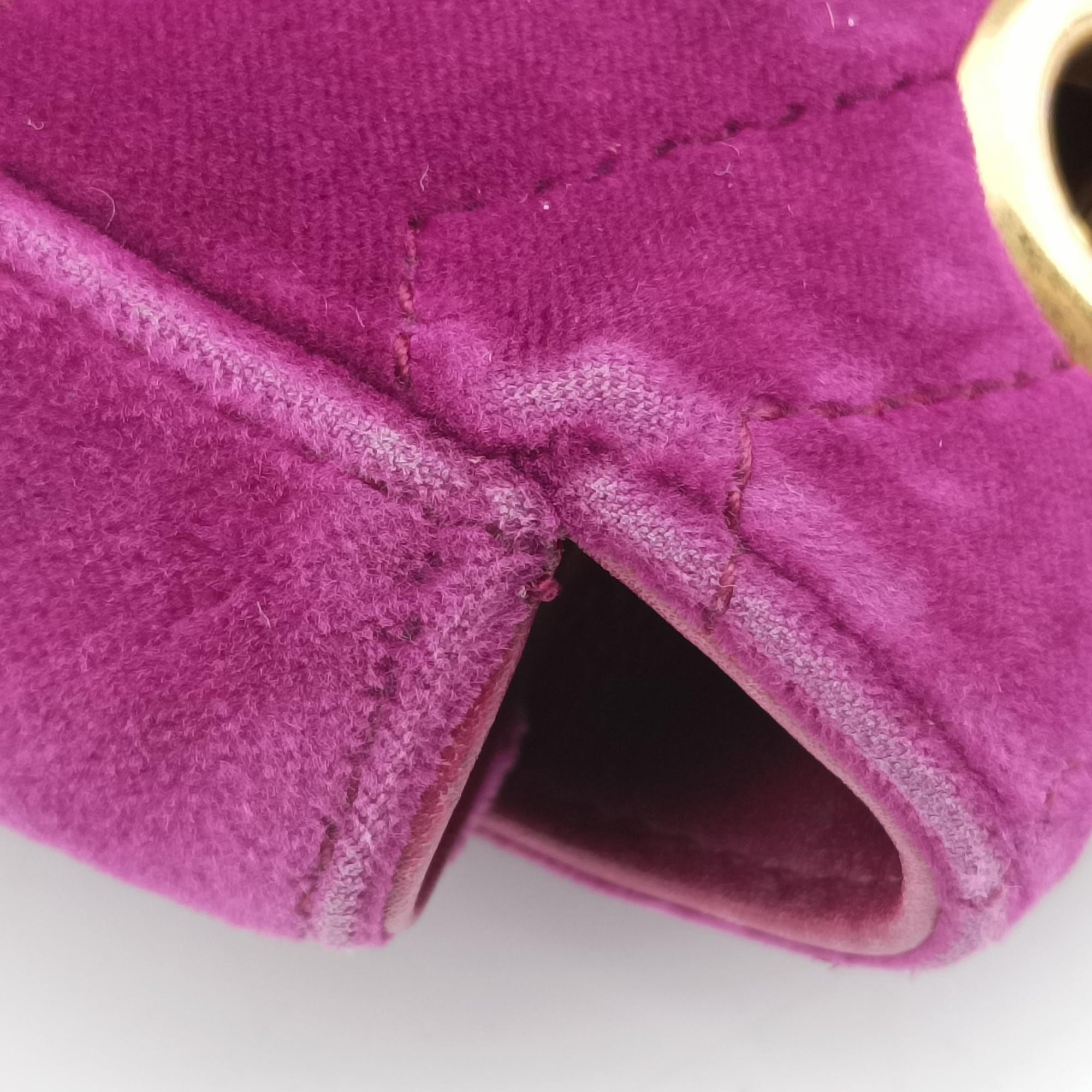 Secondhand Gucci GG Marmont Purple velour 443497 shoulderbag | stylenewstar