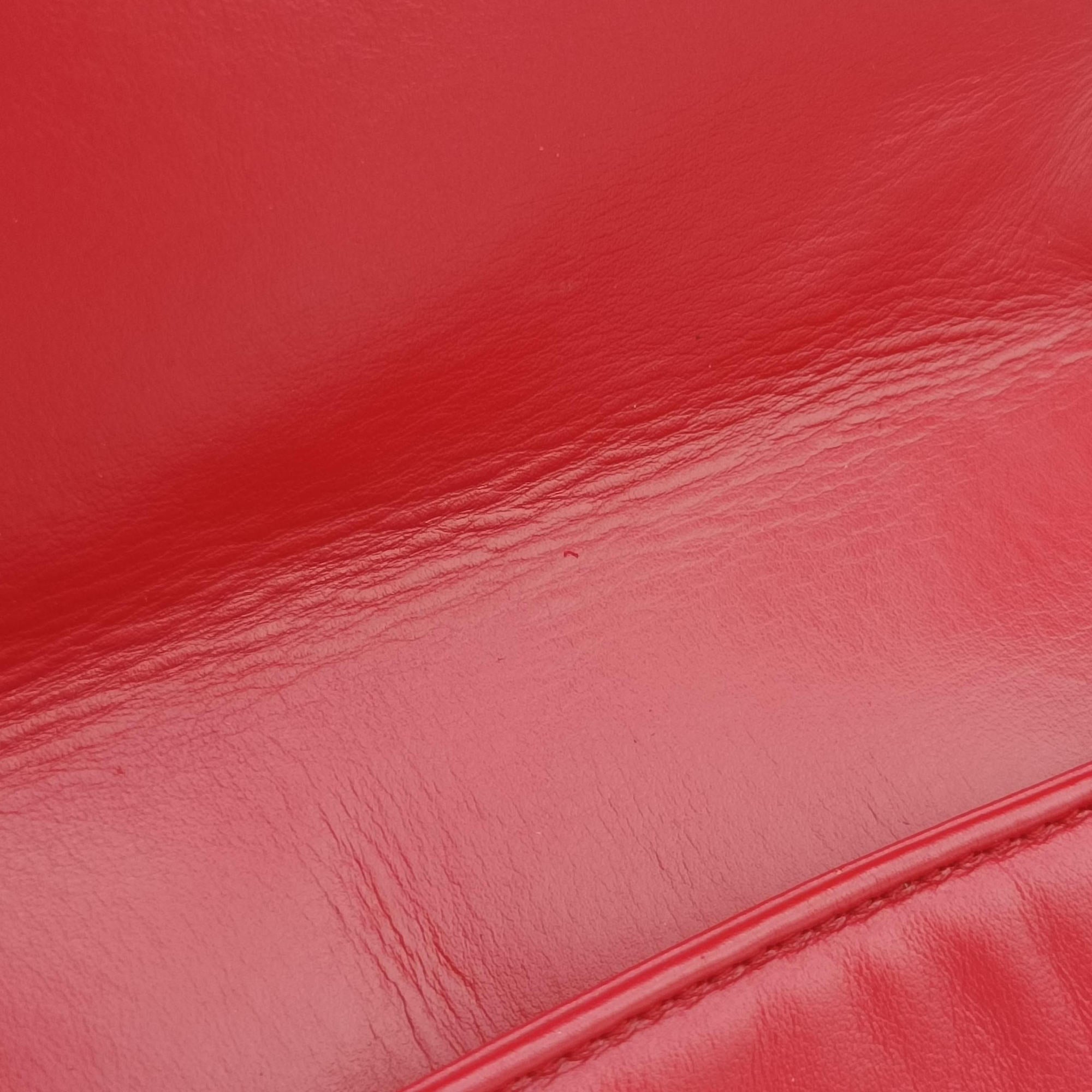 Secondhand Gucci GG Marmont Red Leather 443497 shoulderbag | stylenewstar