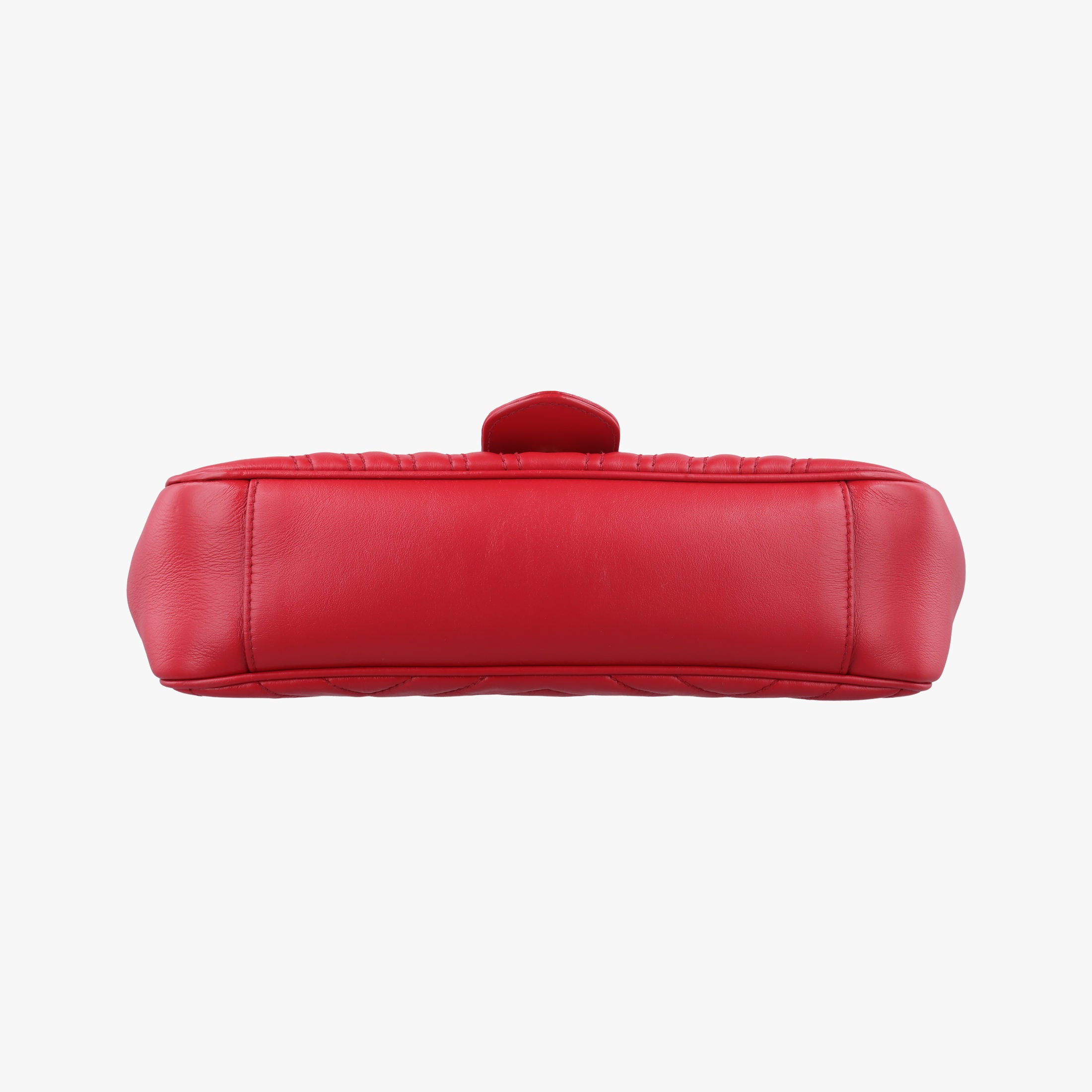 Secondhand Gucci GG Marmont Red Leather 443497 shoulderbag | stylenewstar