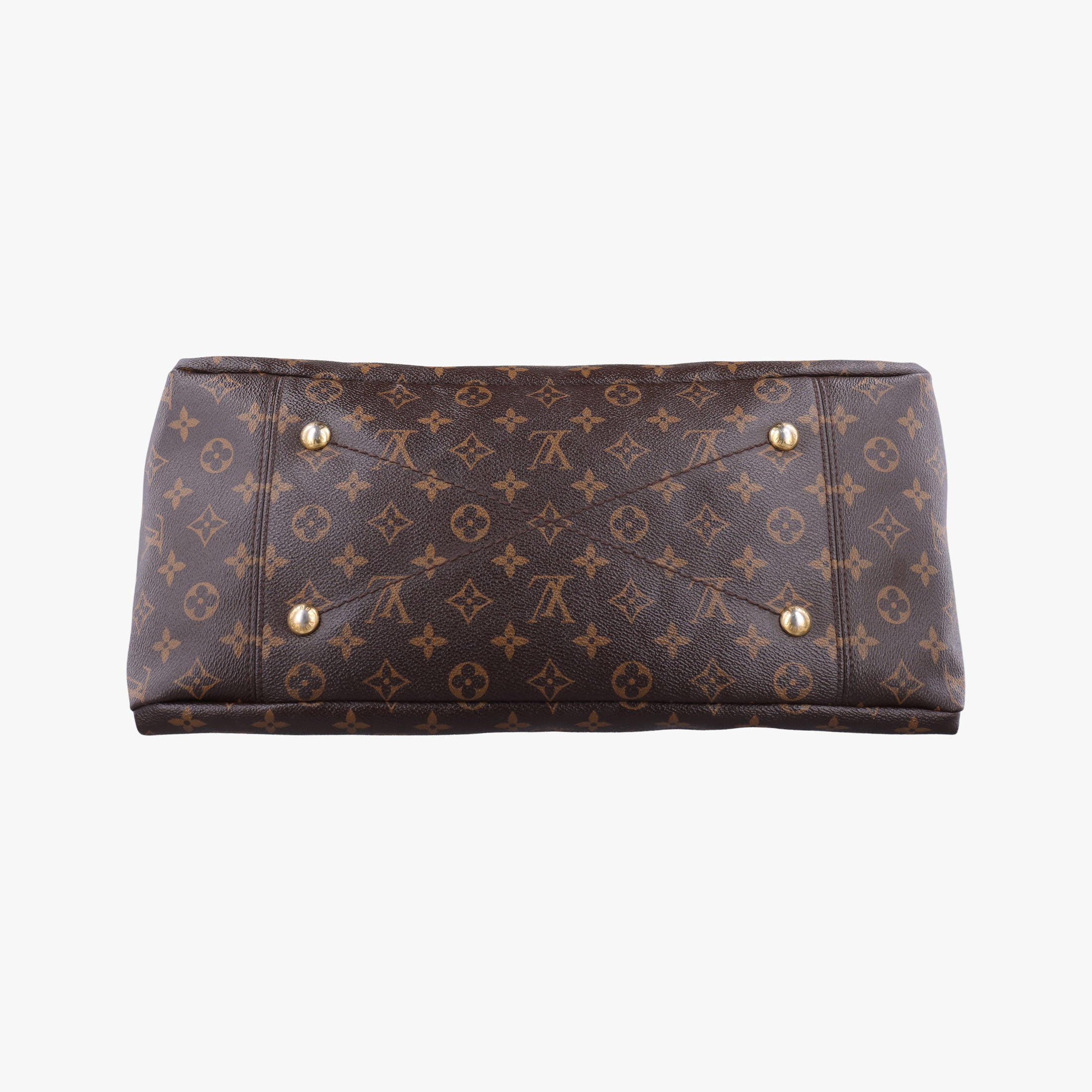 Pre-owned Louis Vuitton ARTSY MM Brown Monogram Canvas M40249 handbag | stylenewstar