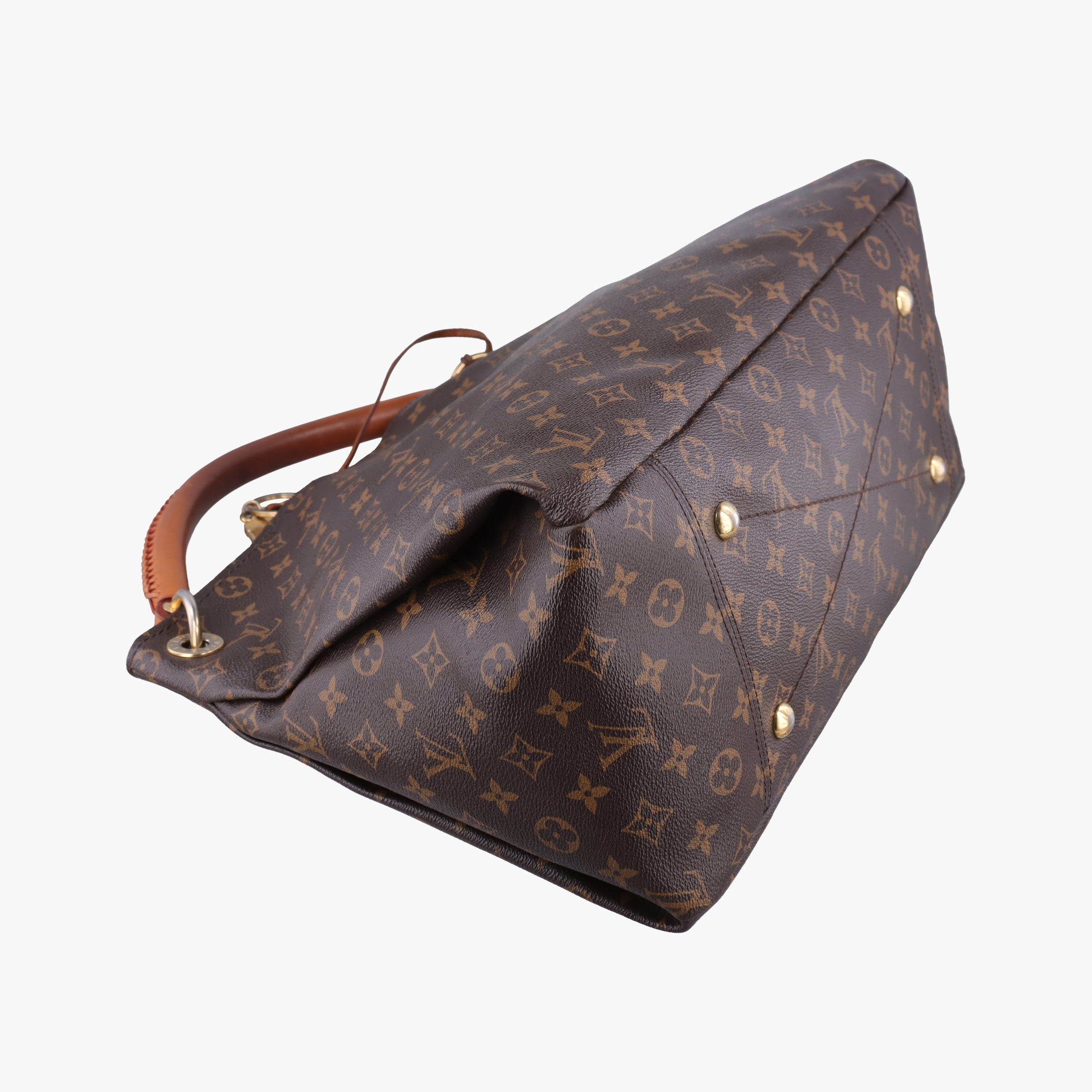 Pre-owned Louis Vuitton ARTSY MM Brown Monogram Canvas M40249 handbag | stylenewstar