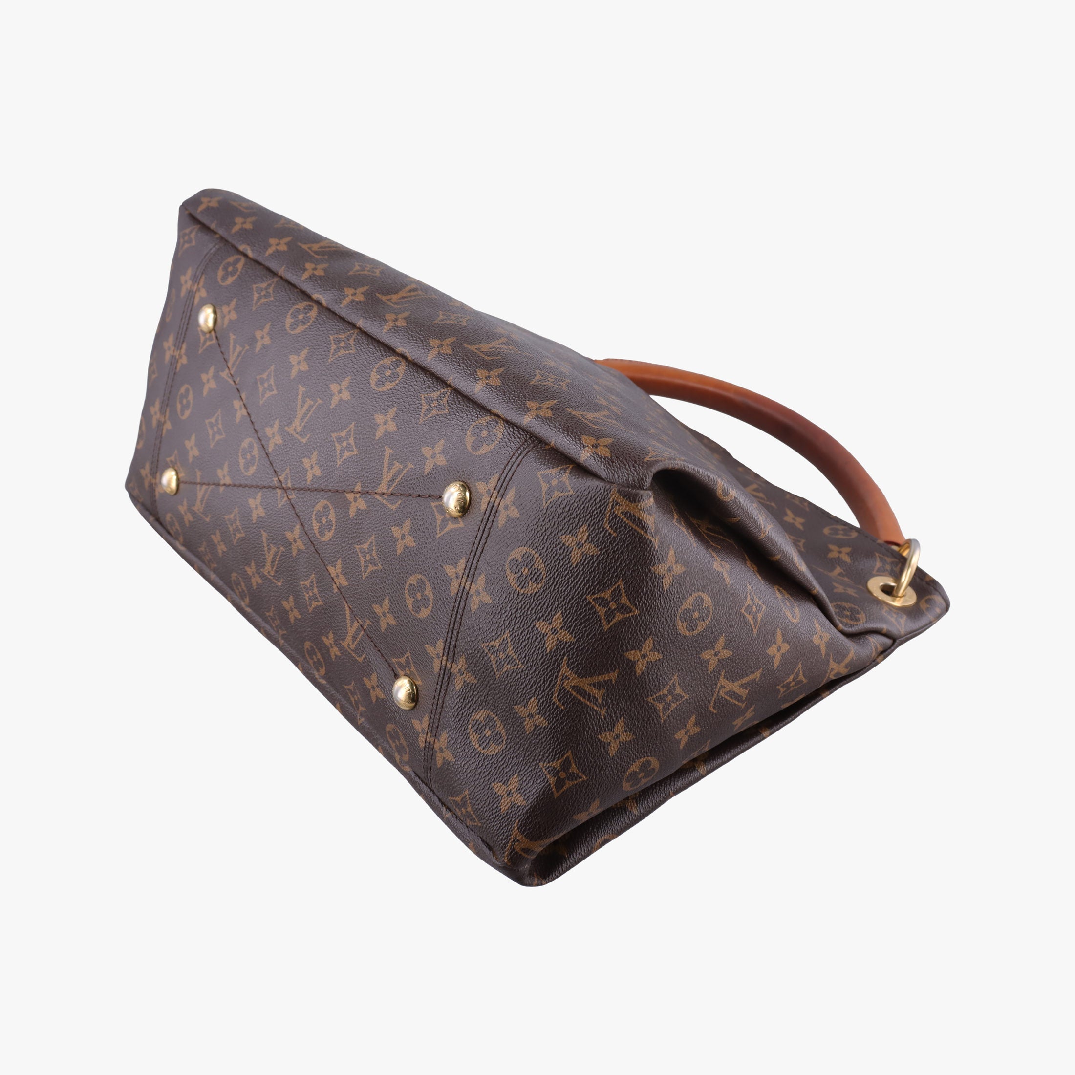 Pre-owned Louis Vuitton ARTSY MM Brown Monogram Canvas M40249 handbag | stylenewstar