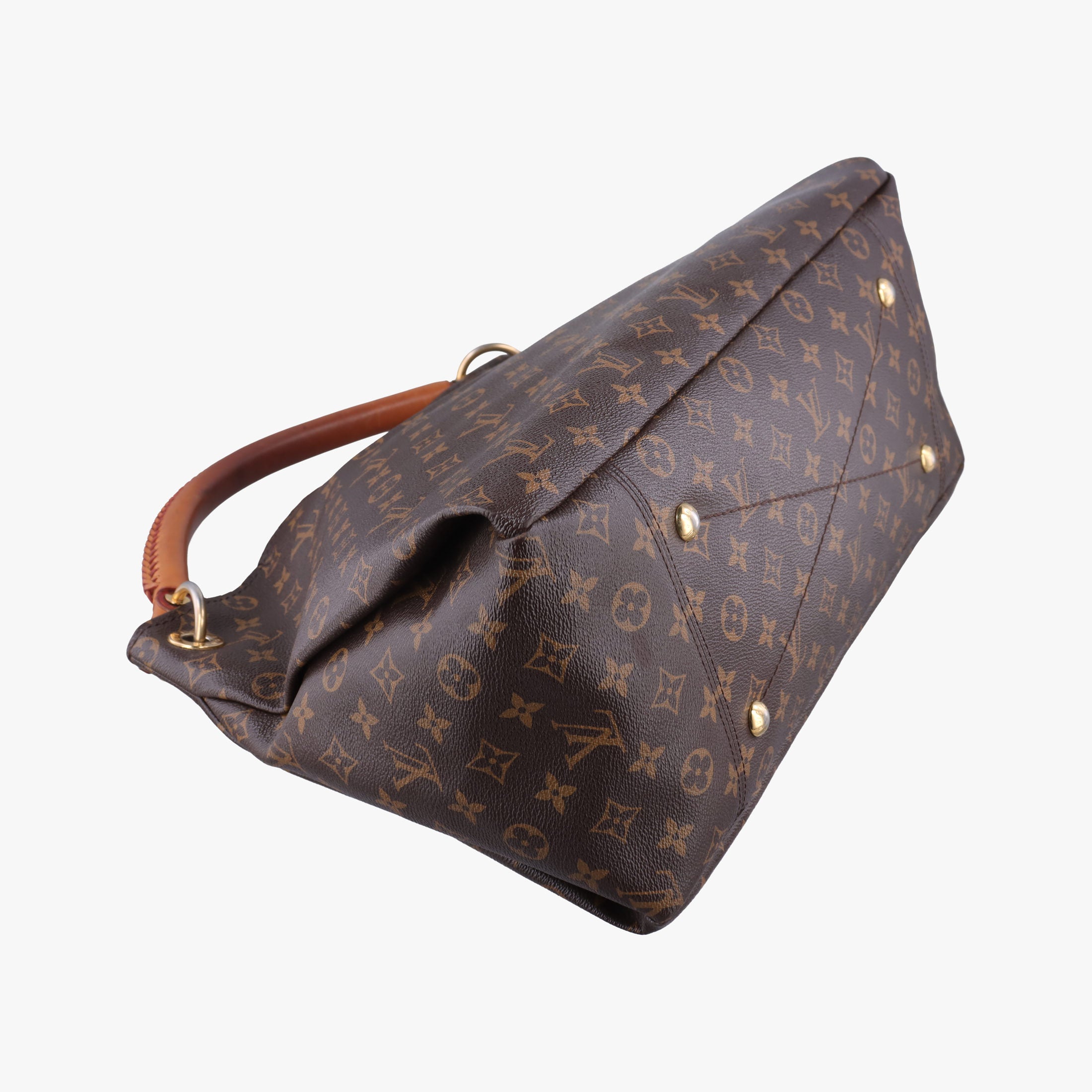 Pre-owned Louis Vuitton ARTSY MM Brown Monogram Canvas M40249 handbag | stylenewstar