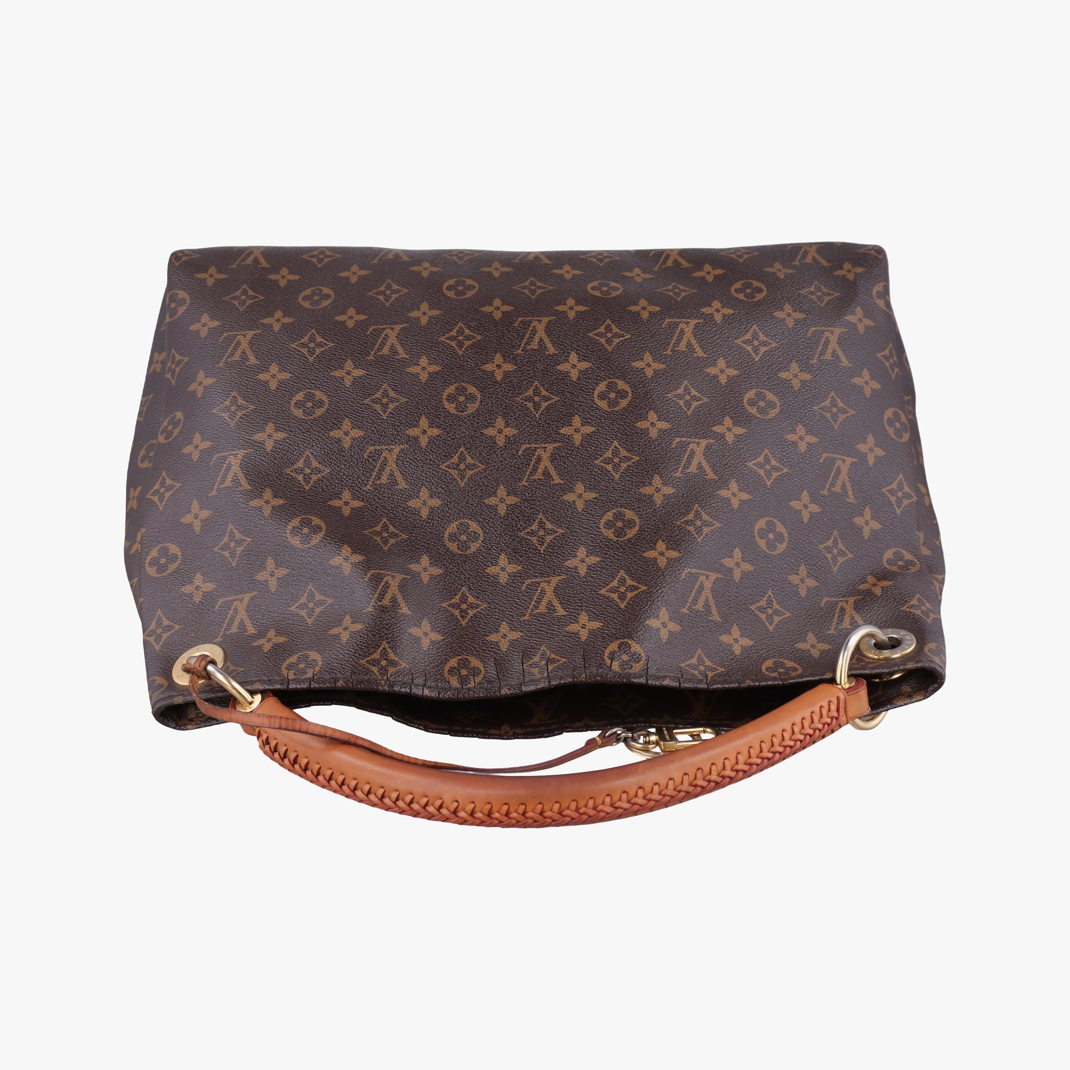 Pre-owned Louis Vuitton ARTSY MM Brown Monogram Canvas M40249 handbag | stylenewstar