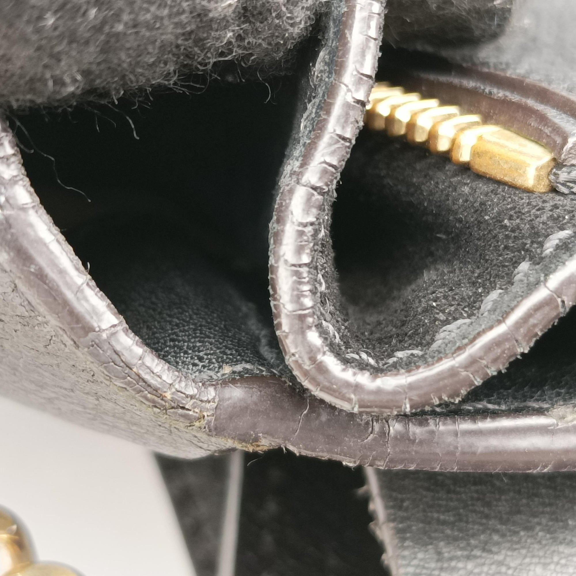 Pre-owned Chloe FAYE Black Leather × suede  shoulderbag | stylenewstar