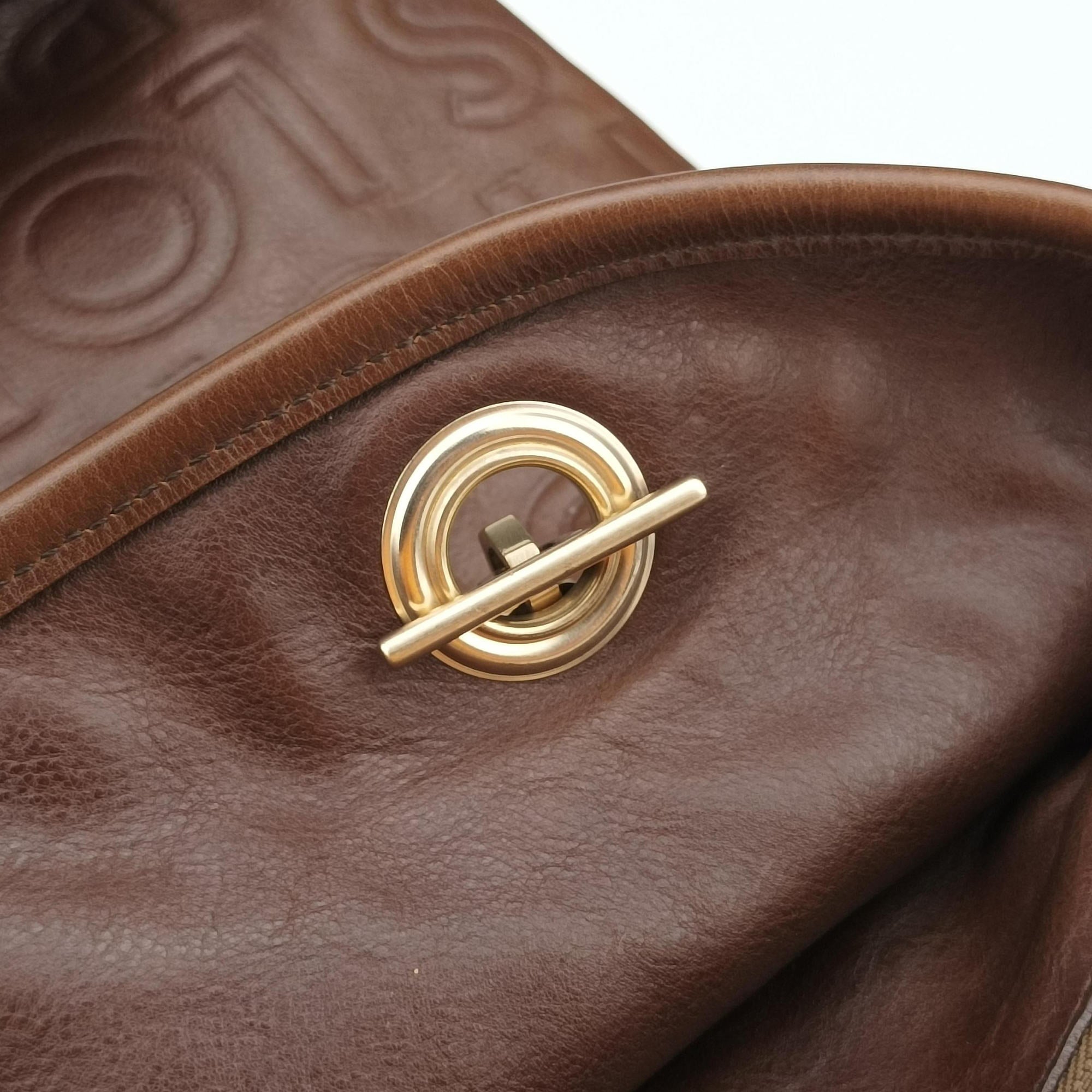 Pre-owned Louis Vuitton Whisper Moka  Monogram Paris Souple Leather M95828 handbag | stylenewstar
