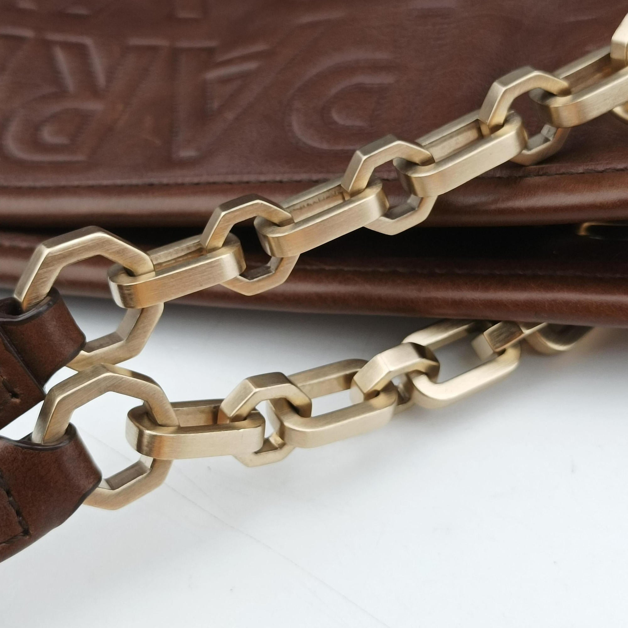 Pre-owned Louis Vuitton Whisper Moka  Monogram Paris Souple Leather M95828 handbag | stylenewstar