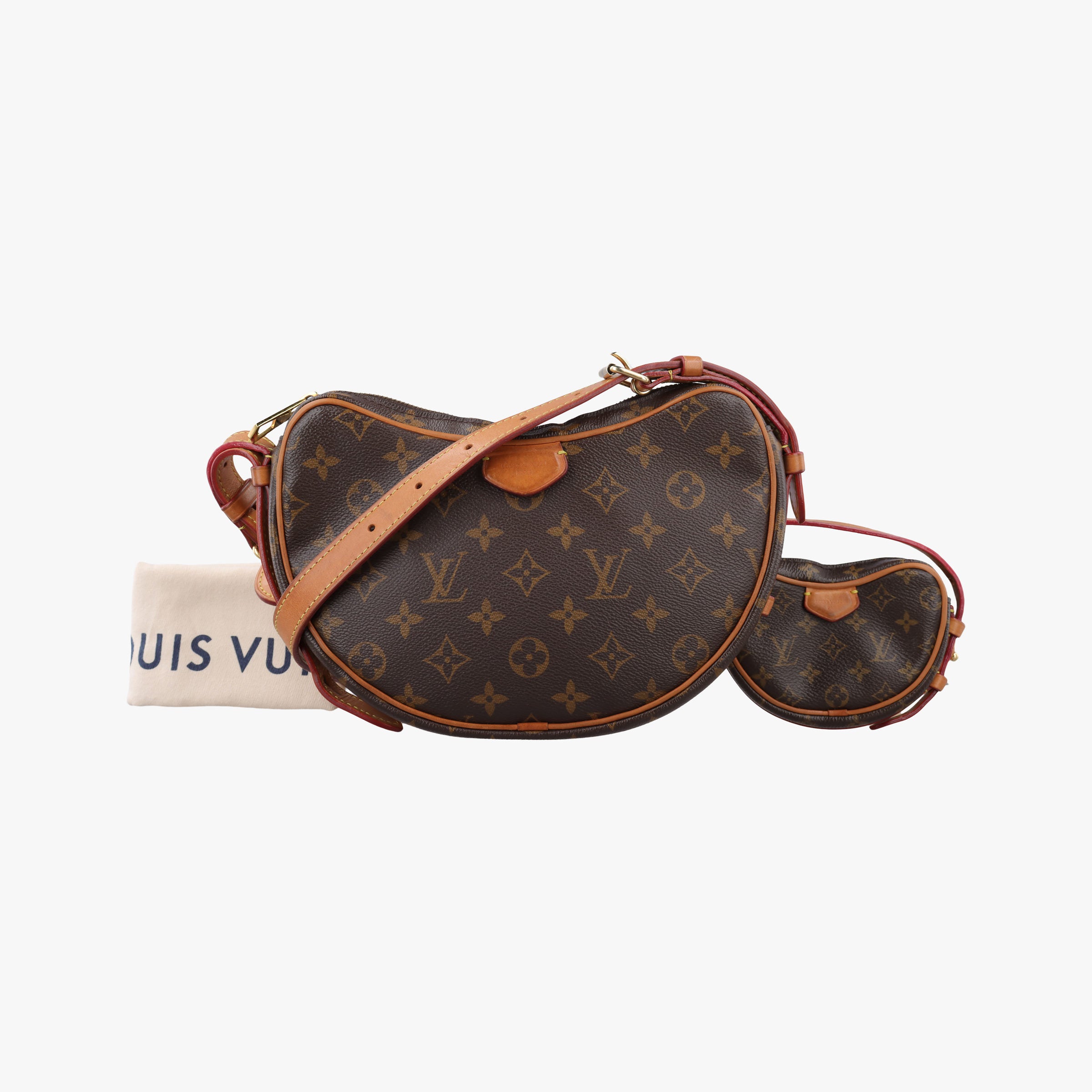 Pre-owned Louis Vuitton Croissant MM Brown Monogram Canvas M46828 shoulderbag | stylenewstar