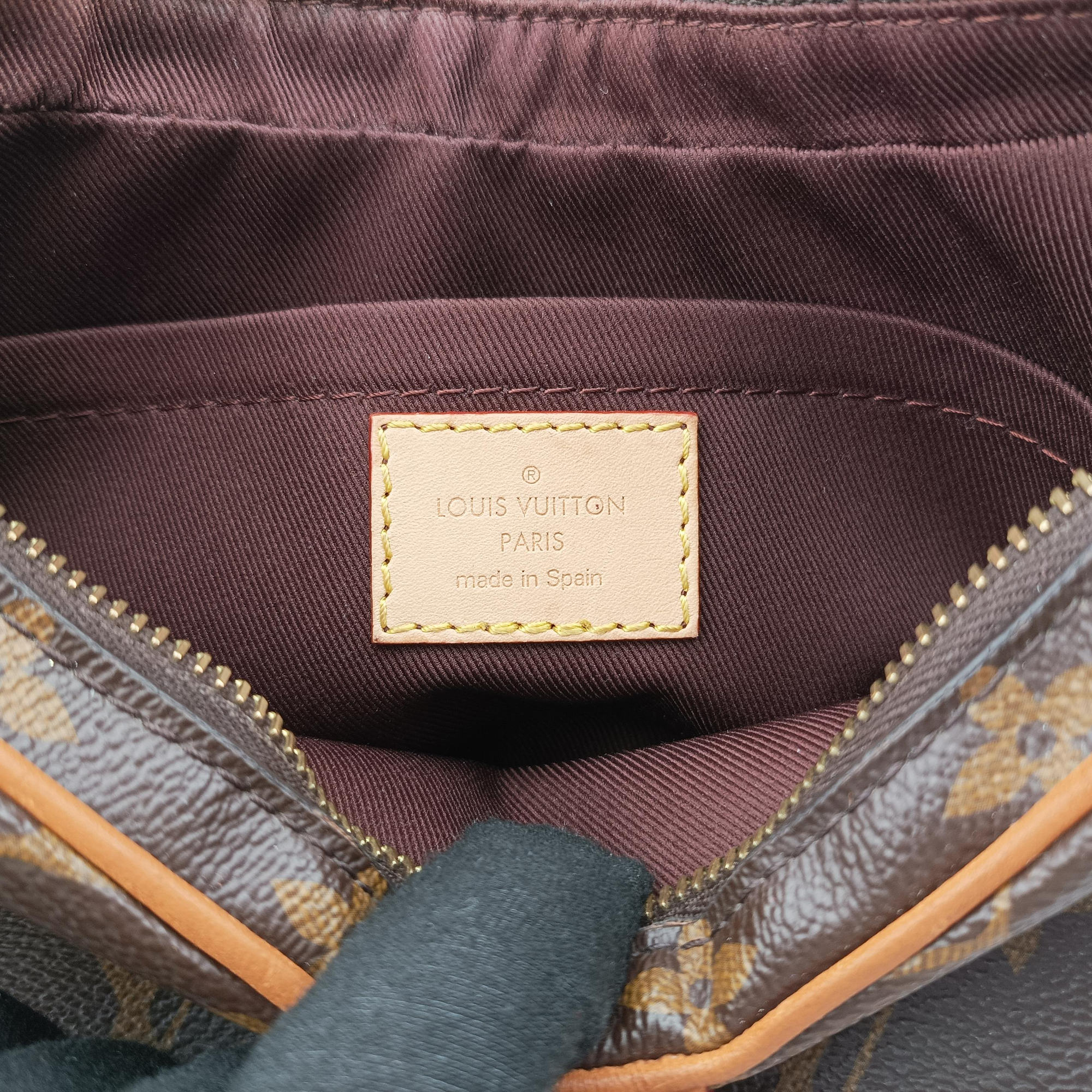 Pre-owned Louis Vuitton Croissant MM Brown Monogram Canvas M46828 shoulderbag | stylenewstar