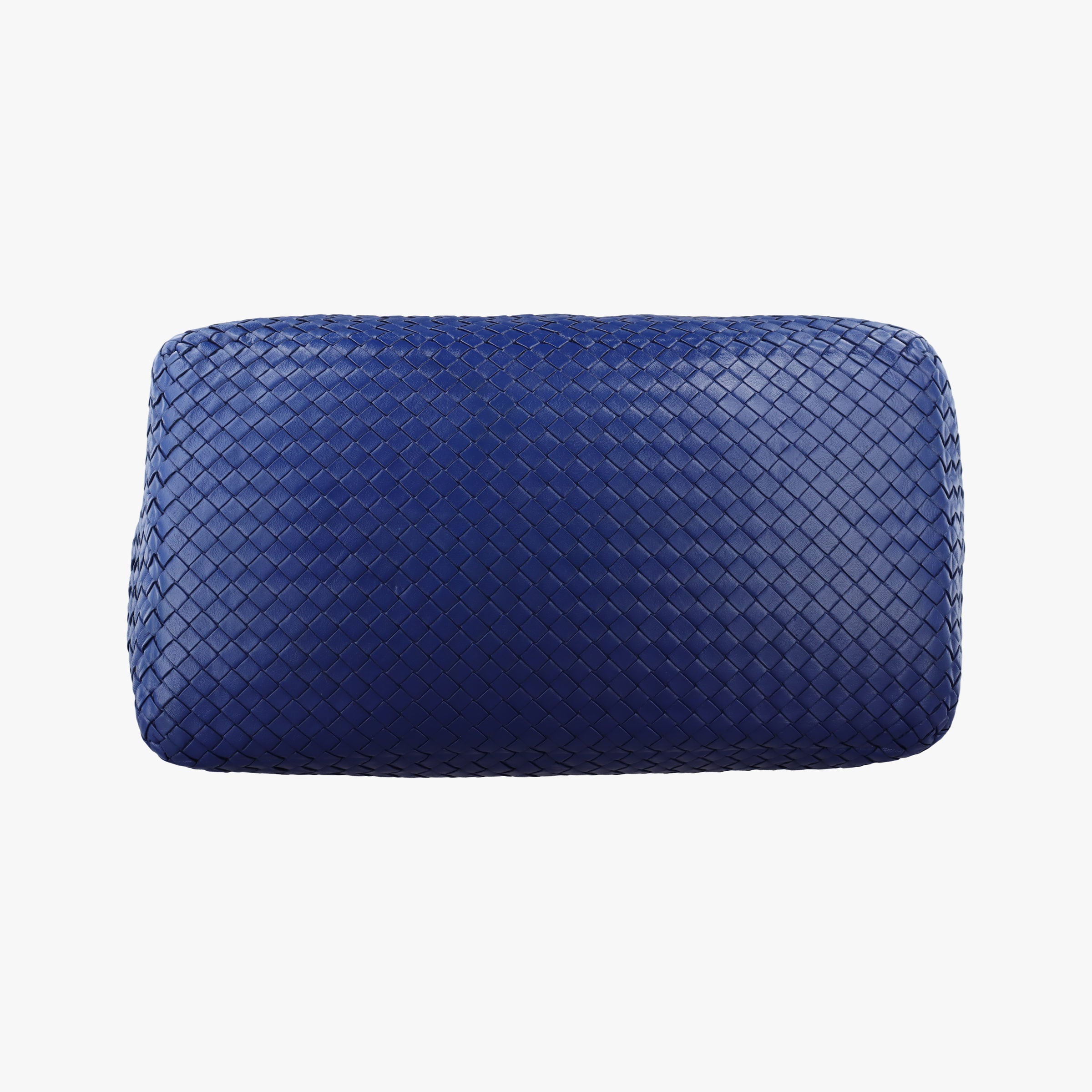 Secondhand Bottega Veneta Intrecciato Briefcase Blue lambskin  handbag | stylenewstar