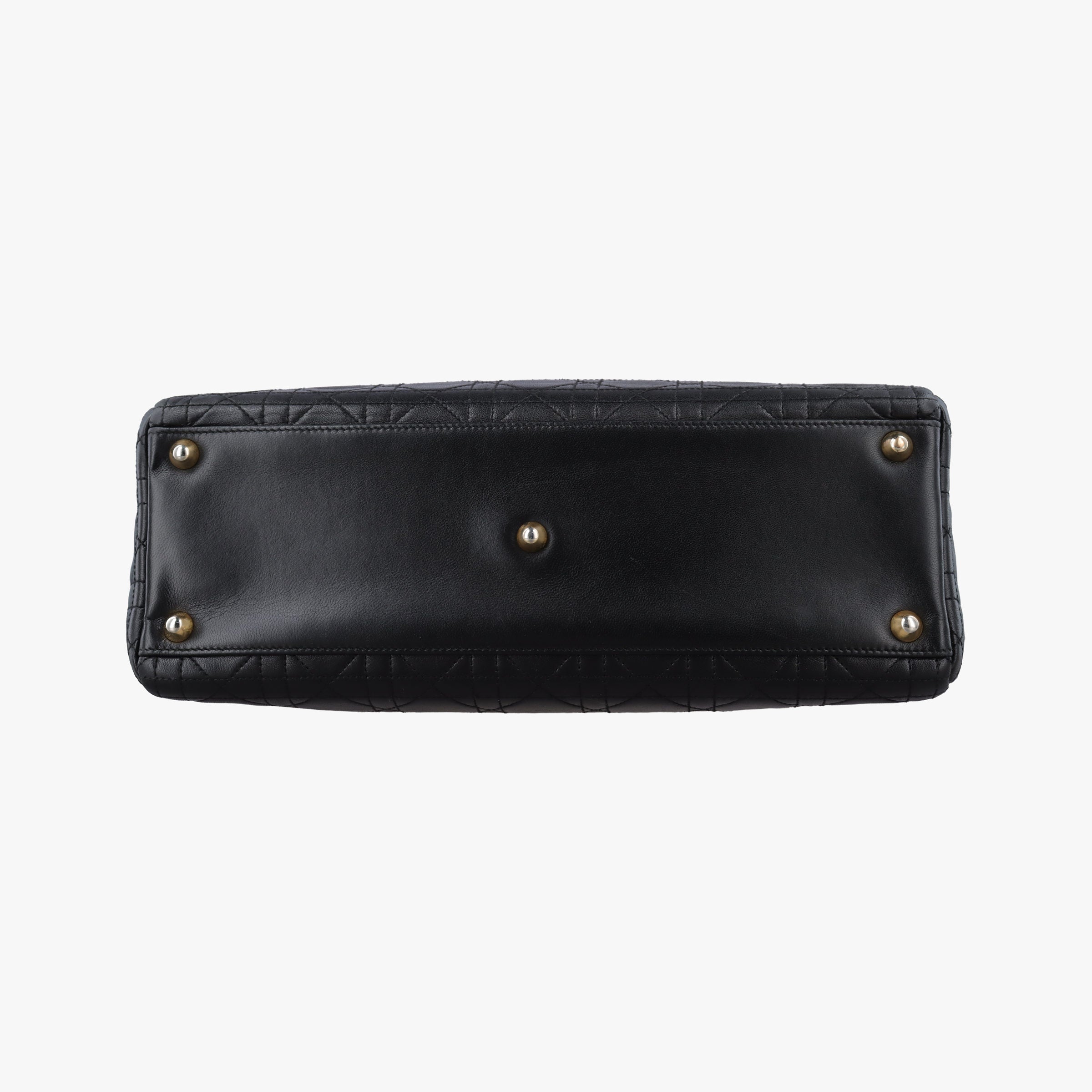 Pre-owned Christian Dior Lady Dior Black lambskin  handbag | stylenewstar