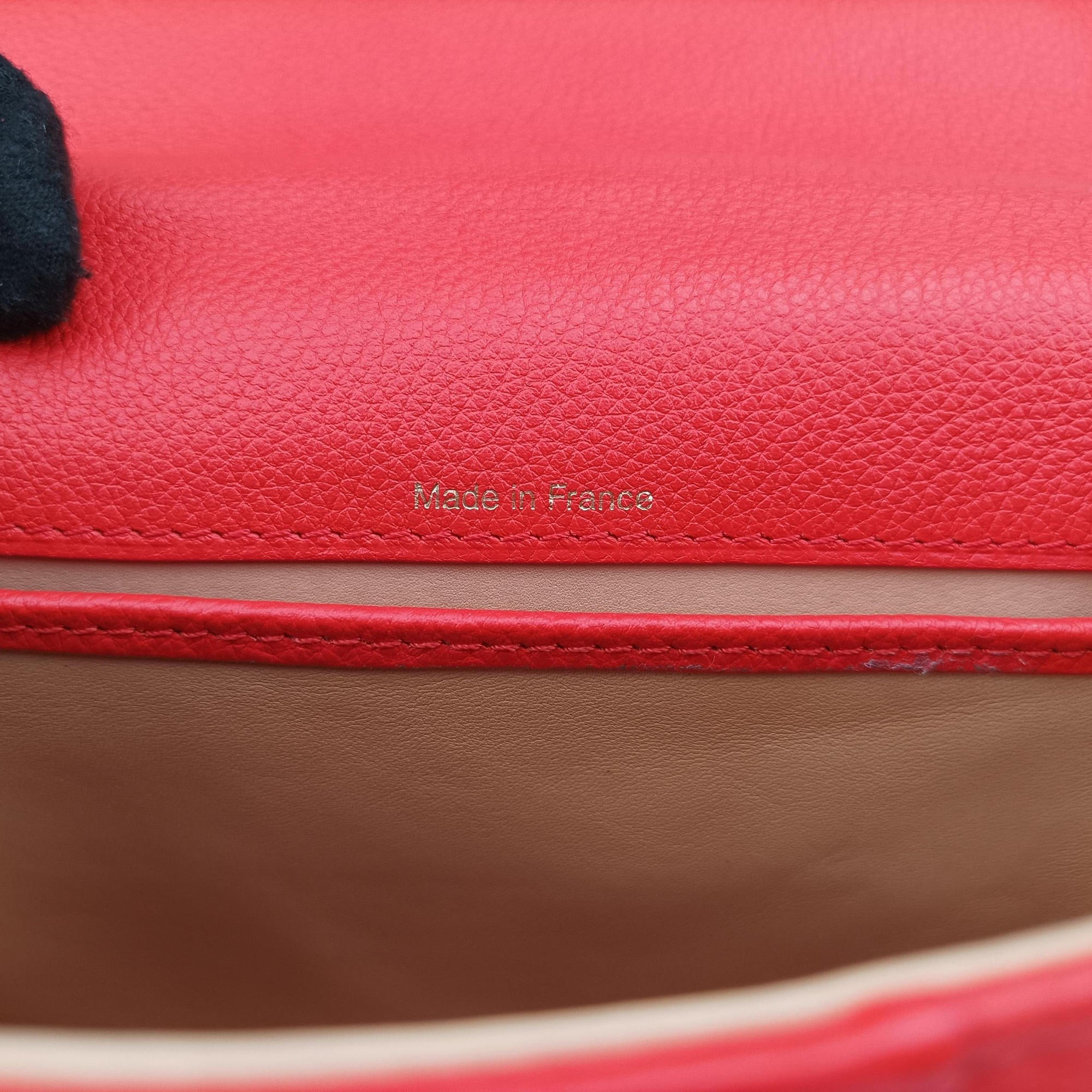Secondhand Delvaux Brillant Mini Orange Leather  shoulderbag | stylenewstar