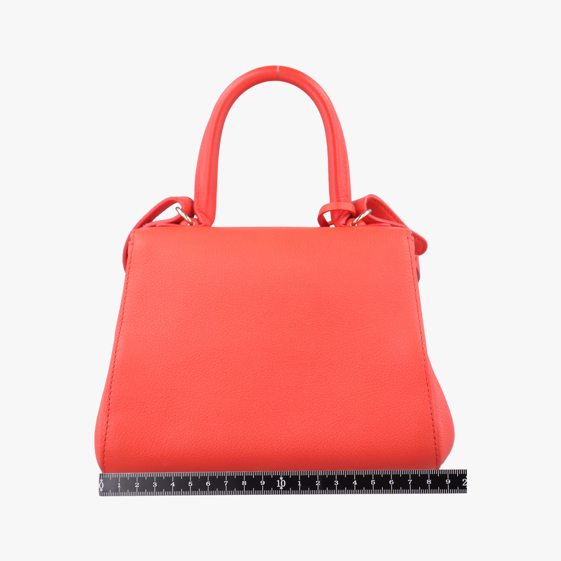 Secondhand Delvaux Brillant Mini Orange Leather  shoulderbag | stylenewstar