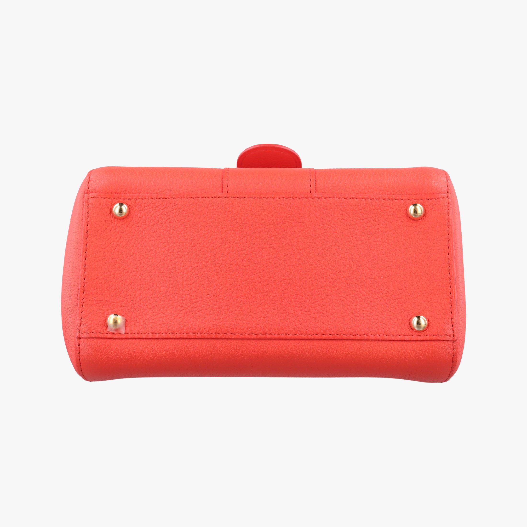 Secondhand Delvaux Brillant Mini Orange Leather  shoulderbag | stylenewstar