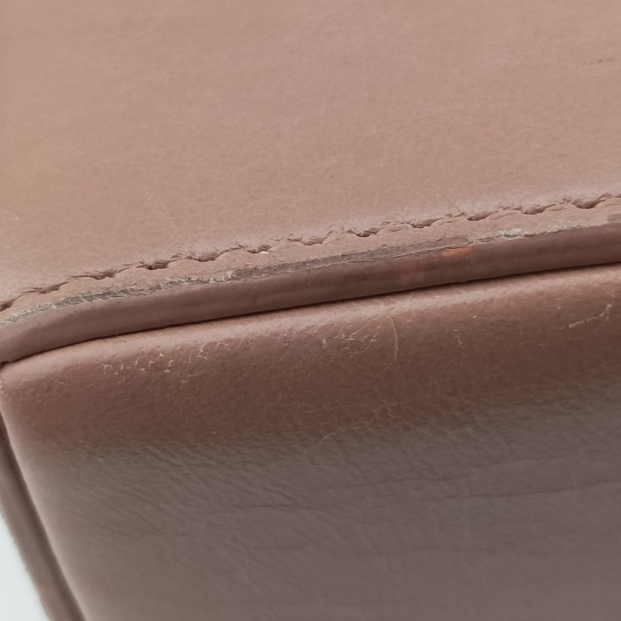 Pre-owned Christian Dior 30 MONTAIGNE Pink Leather  shoulderbag | stylenewstar