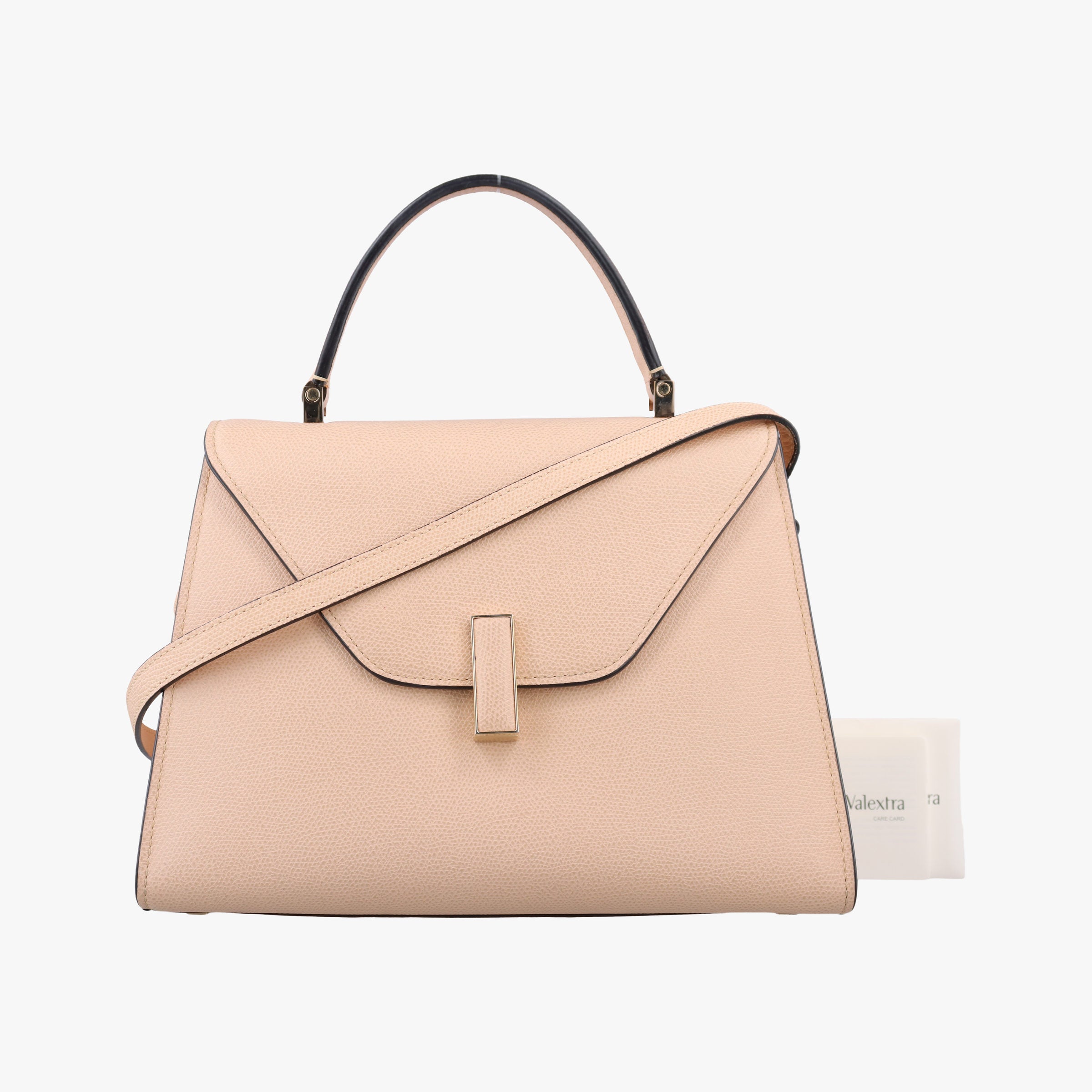 Pre-owned Valextra Iside Pink Calfskin  shoulderbag | stylenewstar