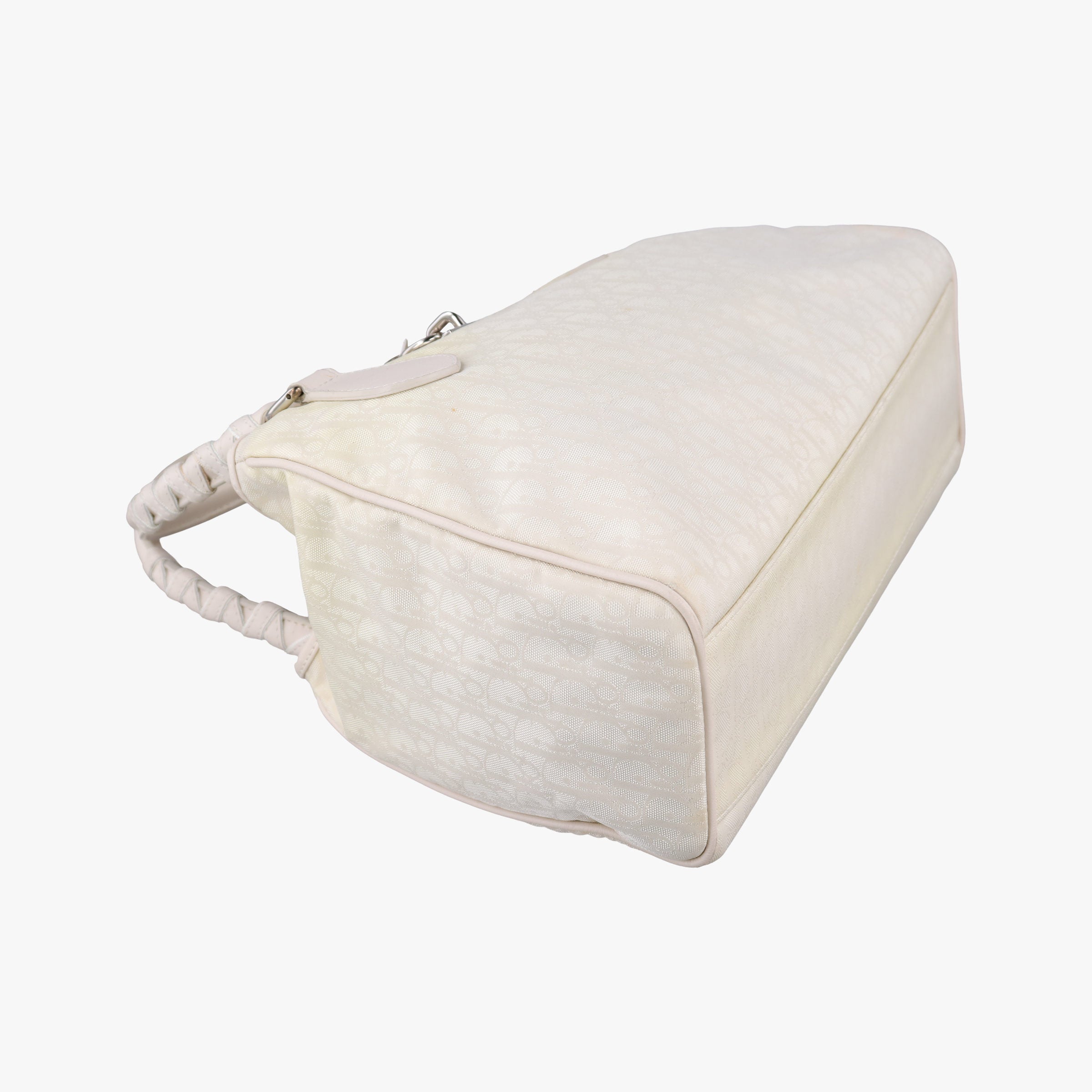 Pre-owned Christian Dior Lovely Beige Canvas × Leather  handbag | stylenewstar