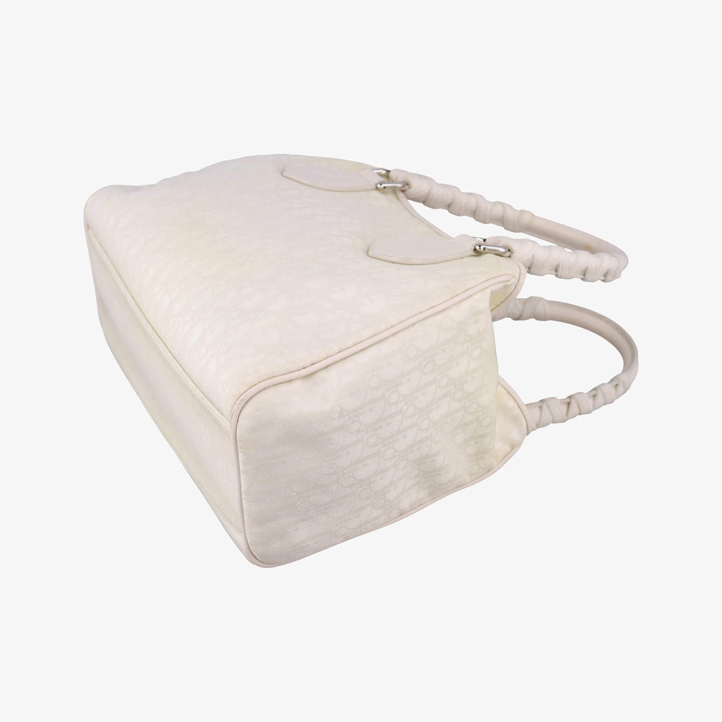 Pre-owned Christian Dior Lovely Beige Canvas × Leather  handbag | stylenewstar