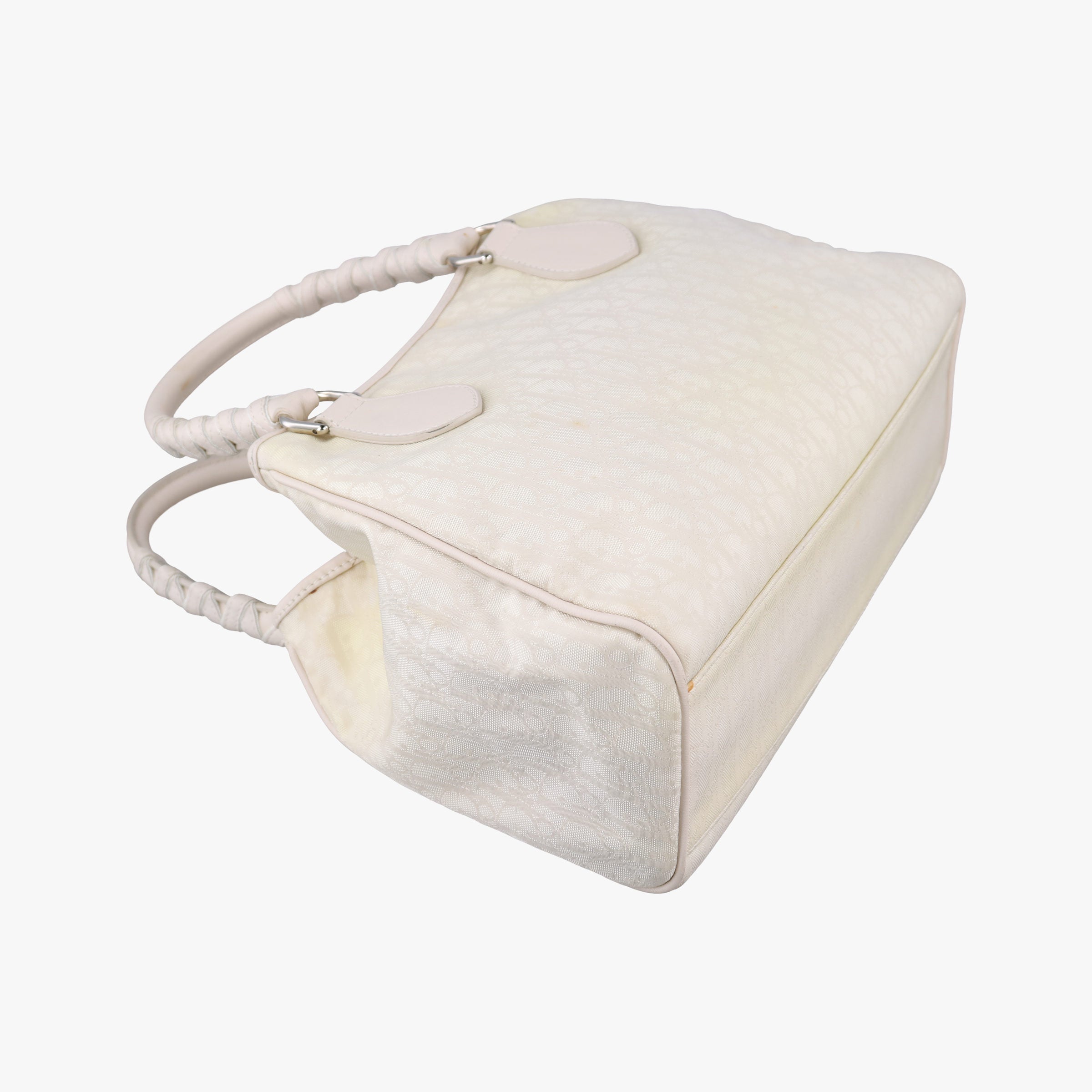 Pre-owned Christian Dior Lovely Beige Canvas × Leather  handbag | stylenewstar